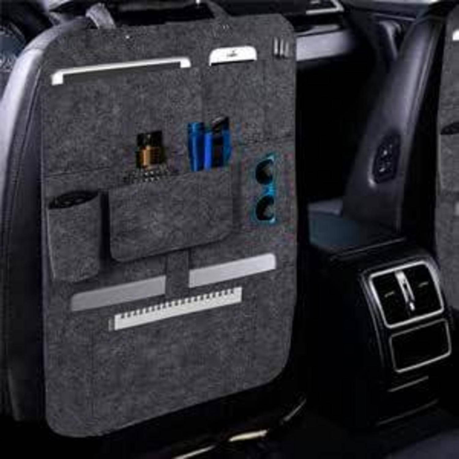 2er Set Filz Autositz Organizer Rücksitztasche Aufbewahrungstasche