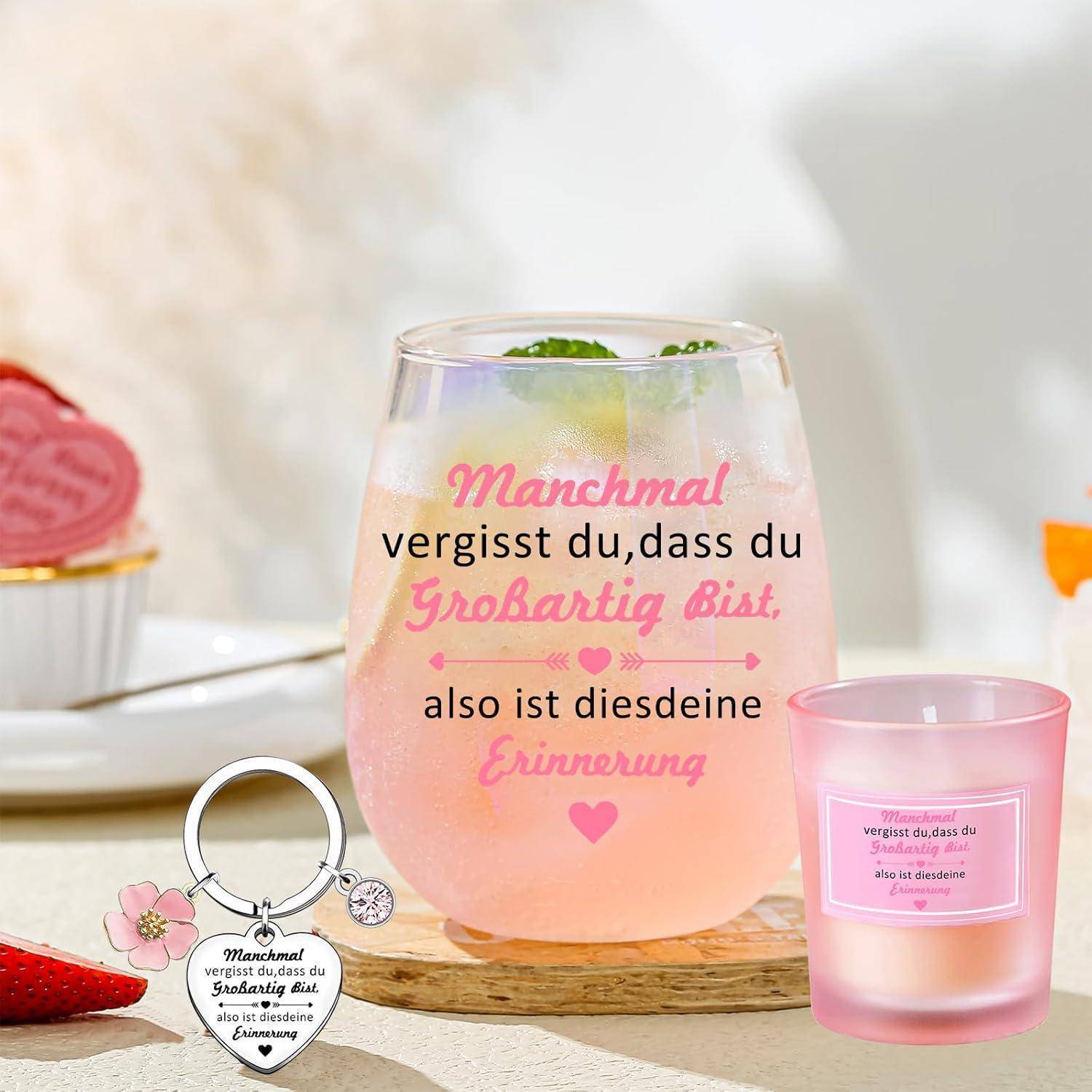 Personalisierte Weingläser Beste Freundin Dankeschön
