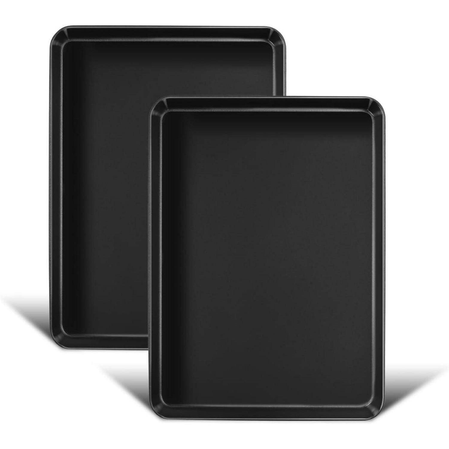 Backblech Antihaft Karbonstahl Set 26,5x20,5cm Rostfrei 2 26*20*2,5cm