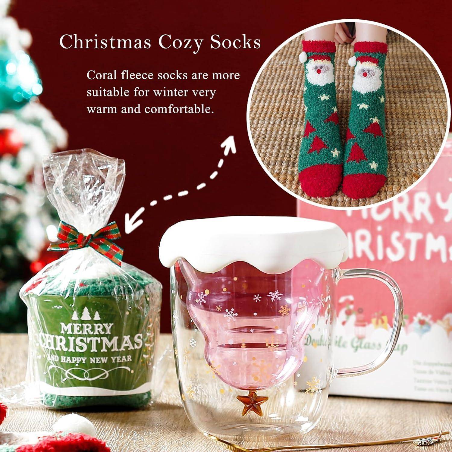 Weihnachtliche Kuschel-Socken