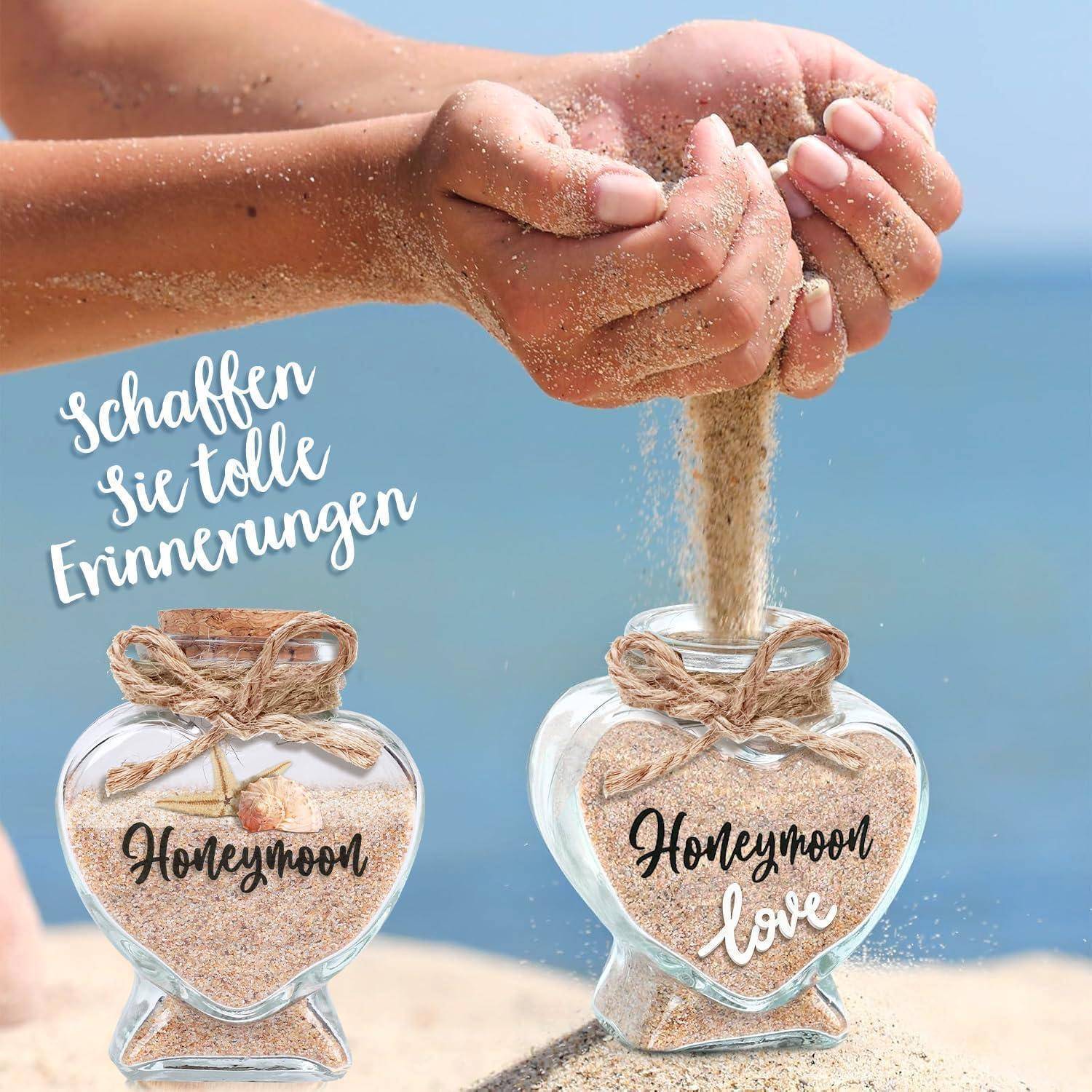 Geldgeschenk LED Flaschenlicht Spardose Brautpaar Mr &amp; Mrs