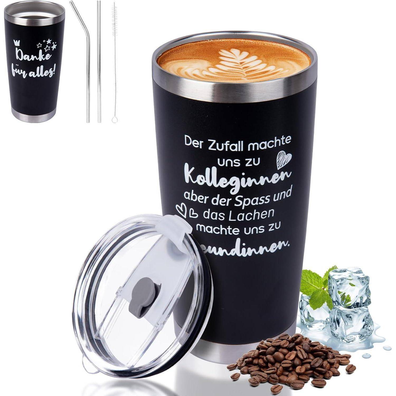 Thermobecher 20 oz Kaffeebecher Weihnachtsgeschenk Kollegin Kollege