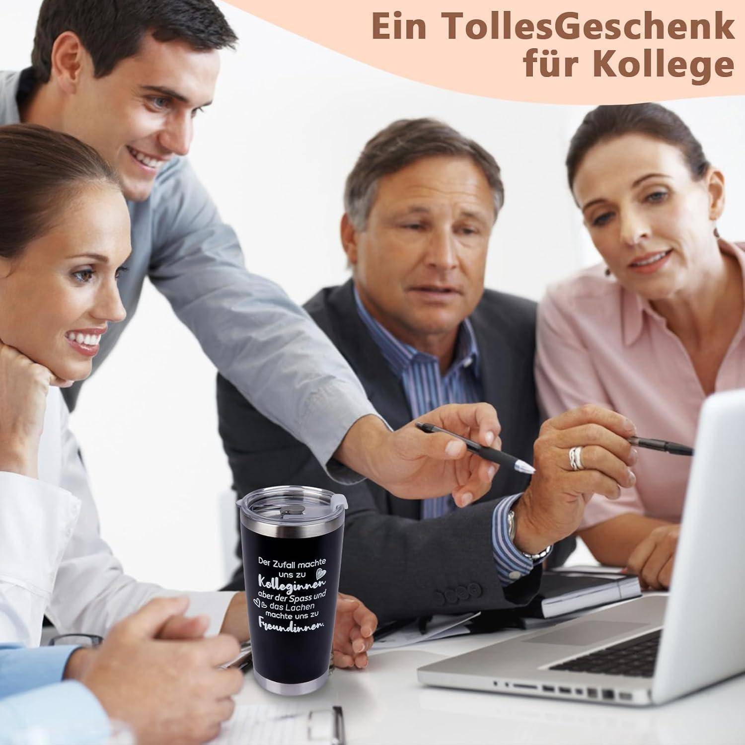 Thermobecher 20 oz Kaffeebecher Weihnachtsgeschenk Kollegin Kollege