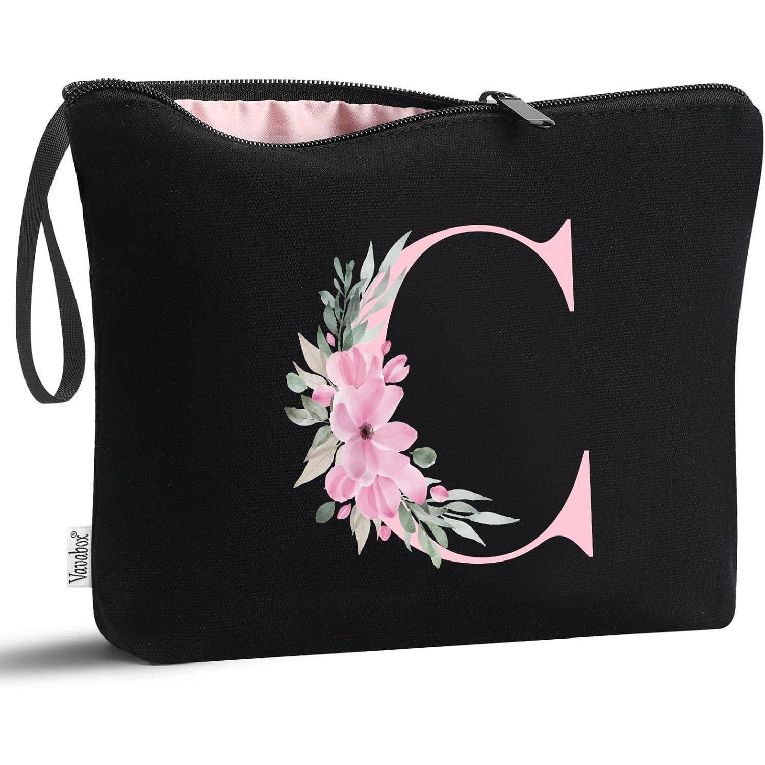 Kosmetiktasche Personalisierte Geburtstagsgeschenke Frauen Schwarz C