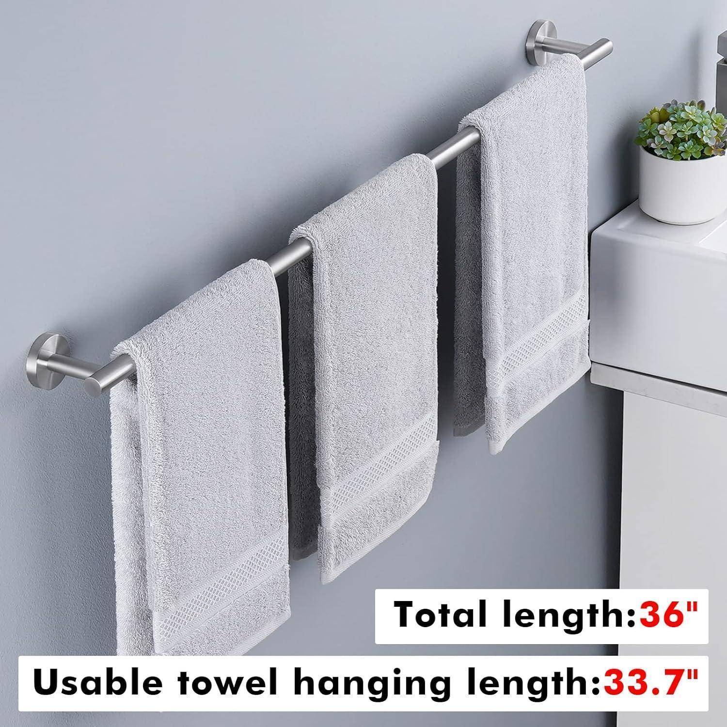 Handtuchhalter Handtuchstange Edelstahl SUS304 90 CM Gebürstet