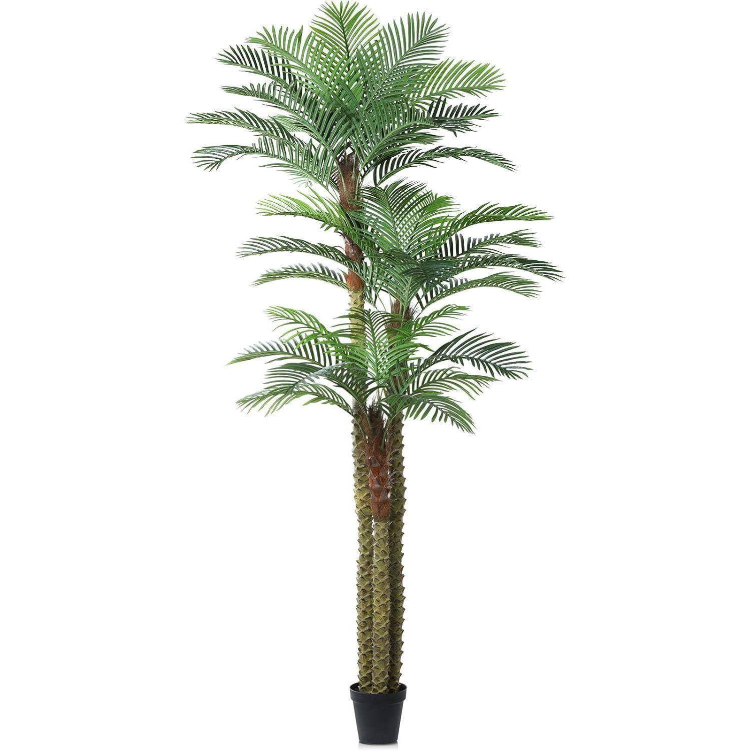 Künstliche Palme UV Goldrattan Terrasse Pool Innenraum 300 cm
