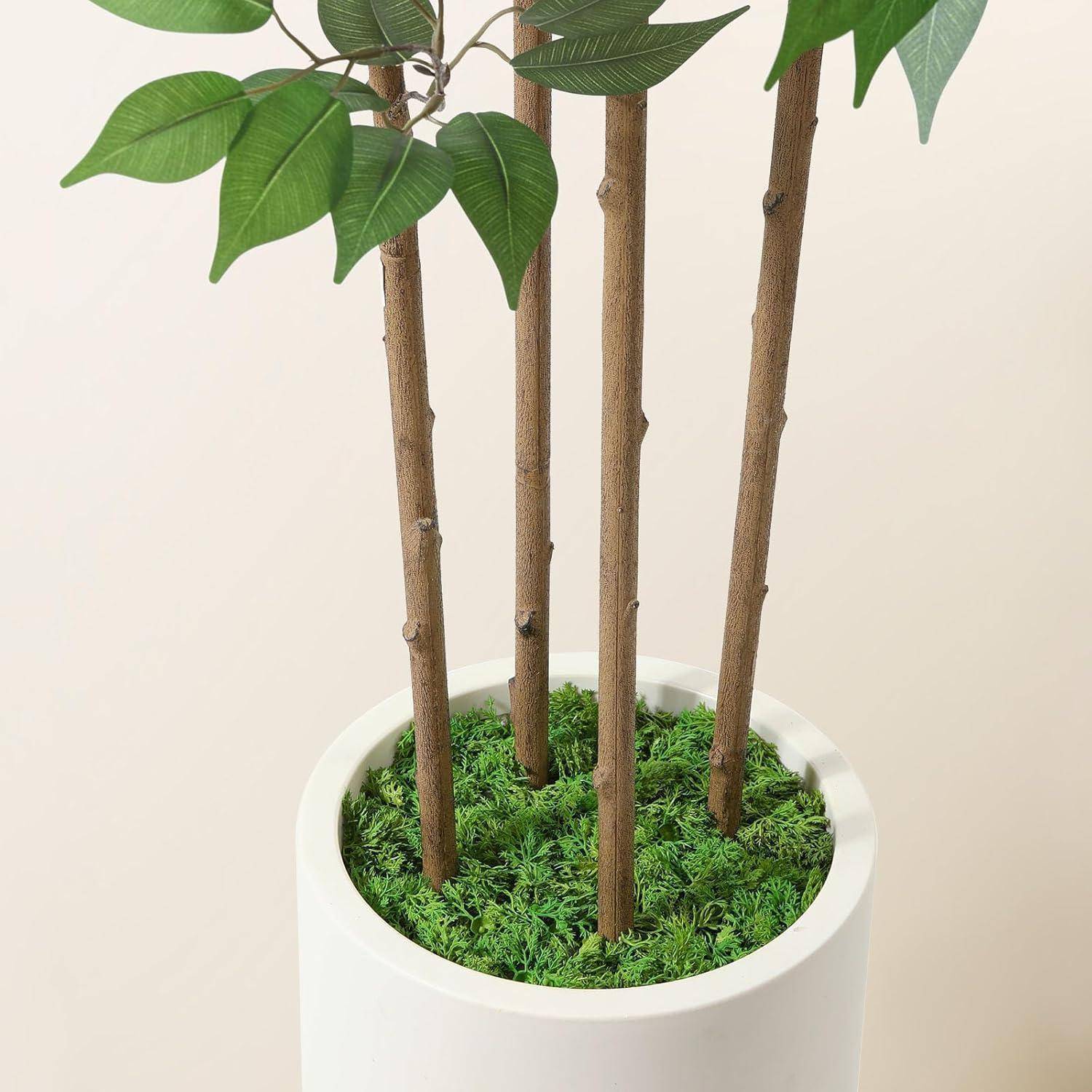 Künstliche Pflanzen Ficus Seidenpflanze Pflanzgefäß 1 180 cm