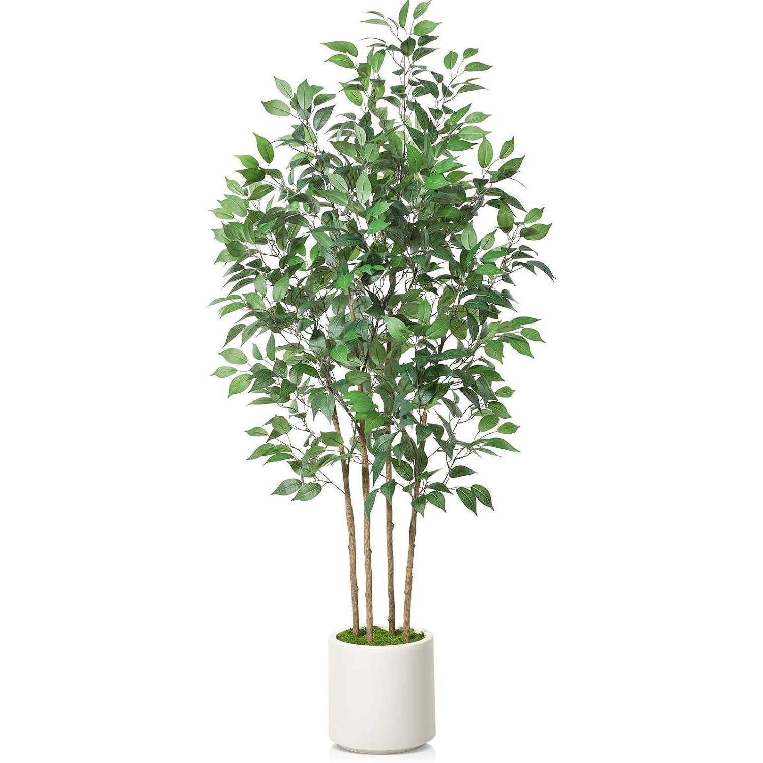 Künstliche Pflanzen Ficus Seidenpflanze Pflanzgefäß 1 180 cm