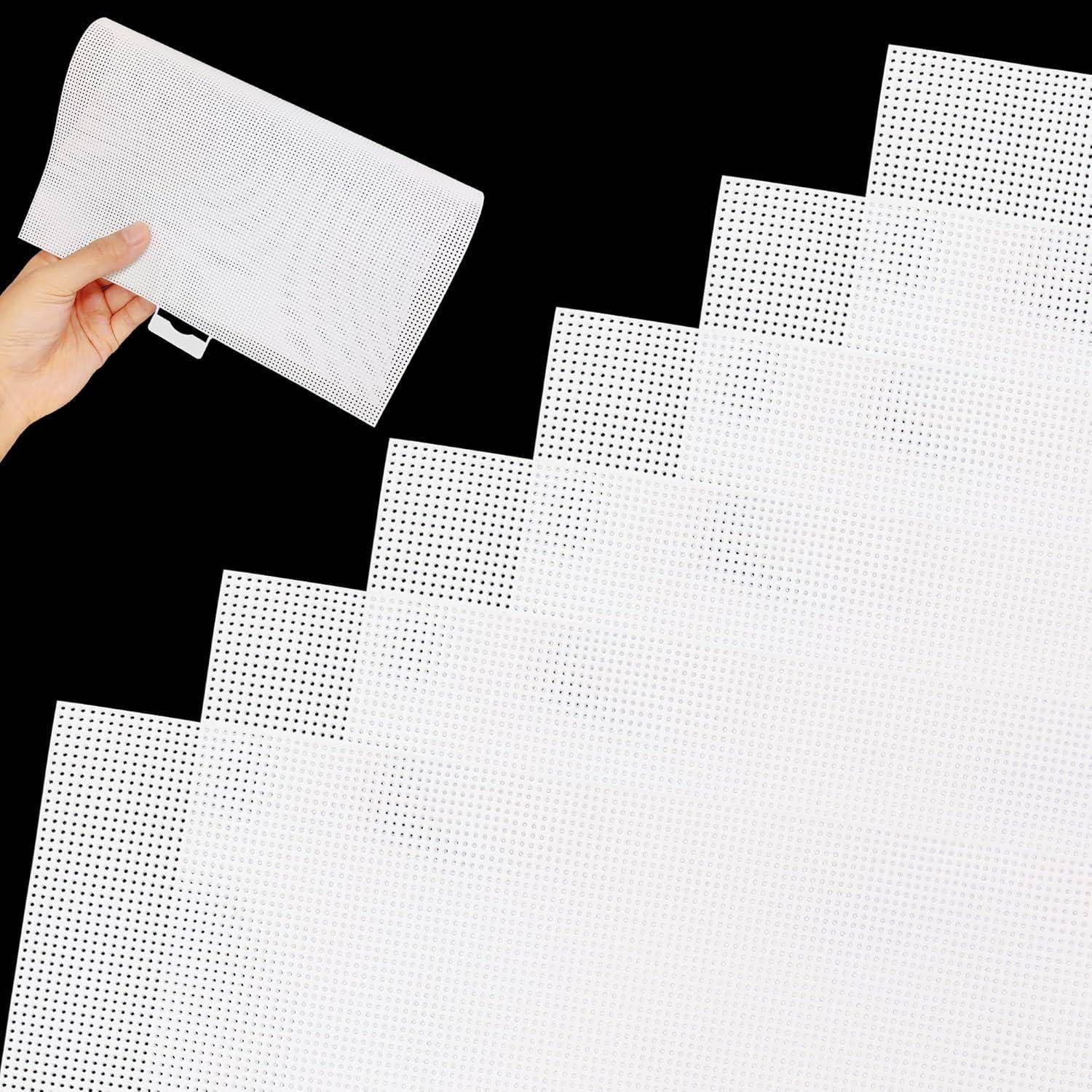 Kunststoffgitter Kreuzstich 6 Stück Stickerei DIY 14 Count