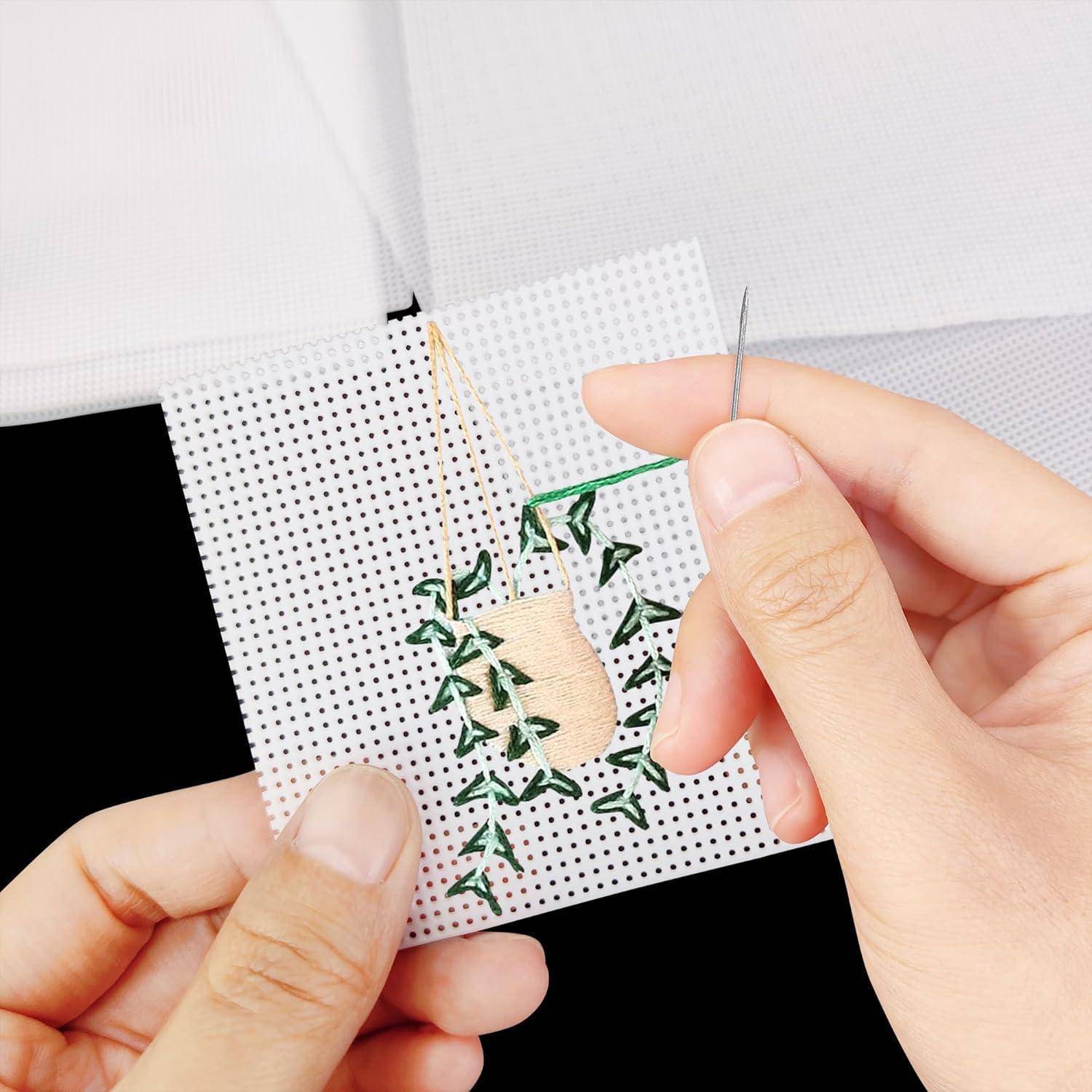Kunststoffgitter Kreuzstich 6 Stück Stickerei DIY 14 Count