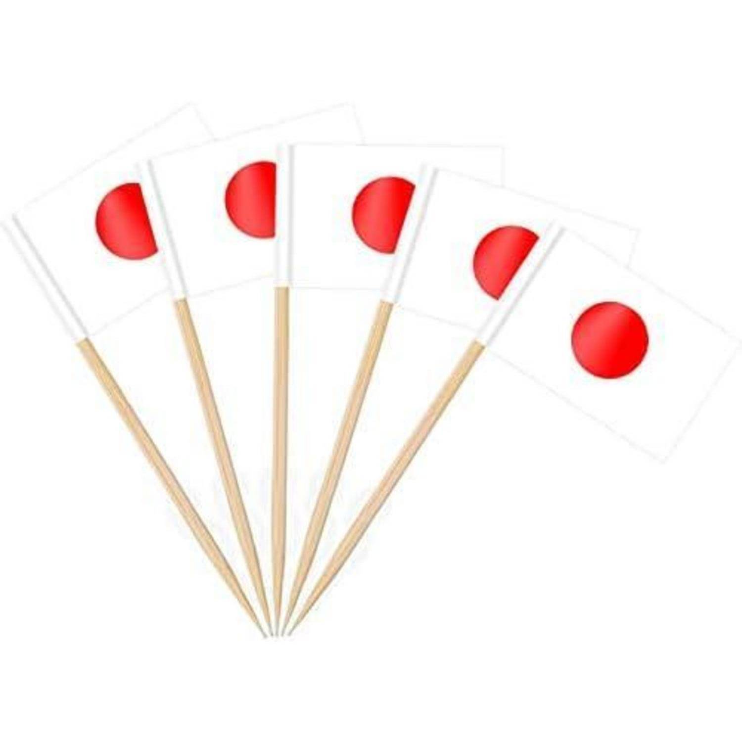 Zahnstocher Fähnchen Japan Japan Zahnstocher Flagge 200 Stück