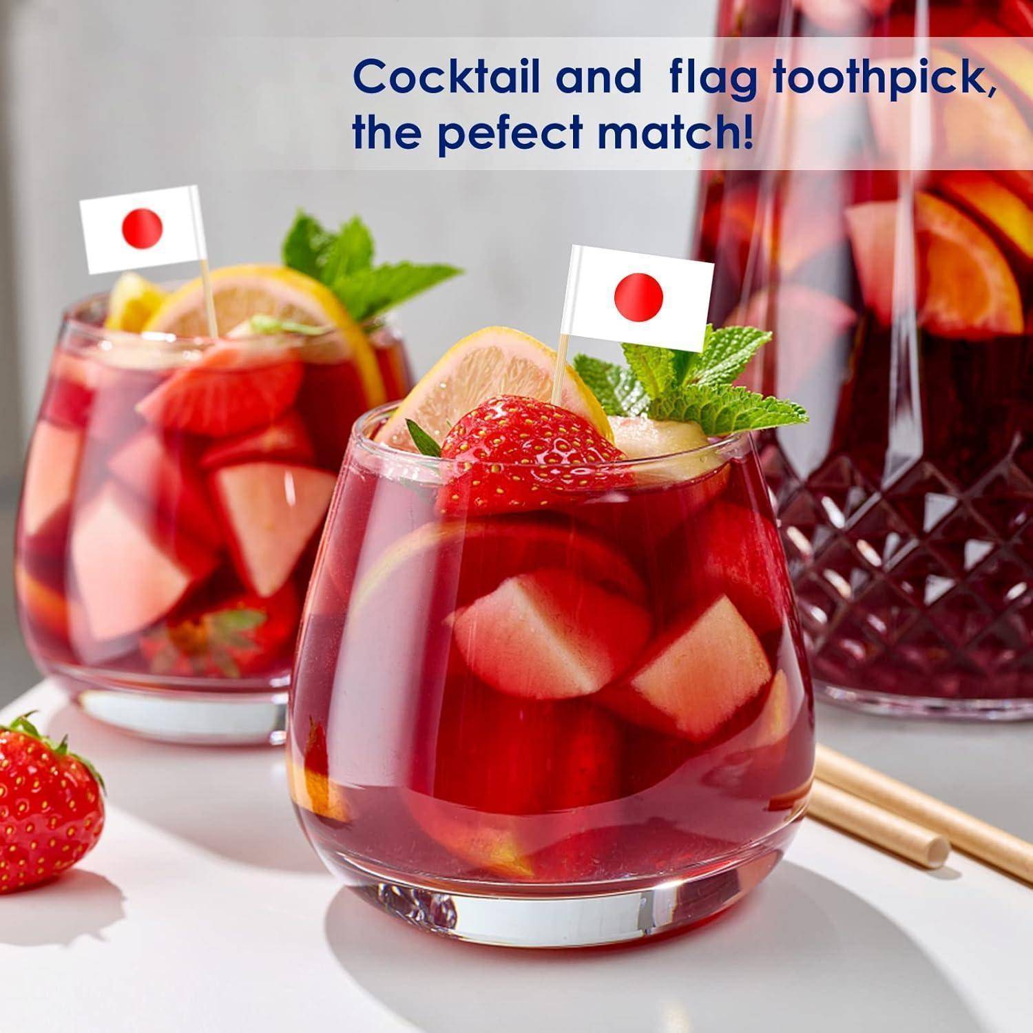 Zahnstocher Fähnchen Japan Japan Zahnstocher Flagge 200 Stück