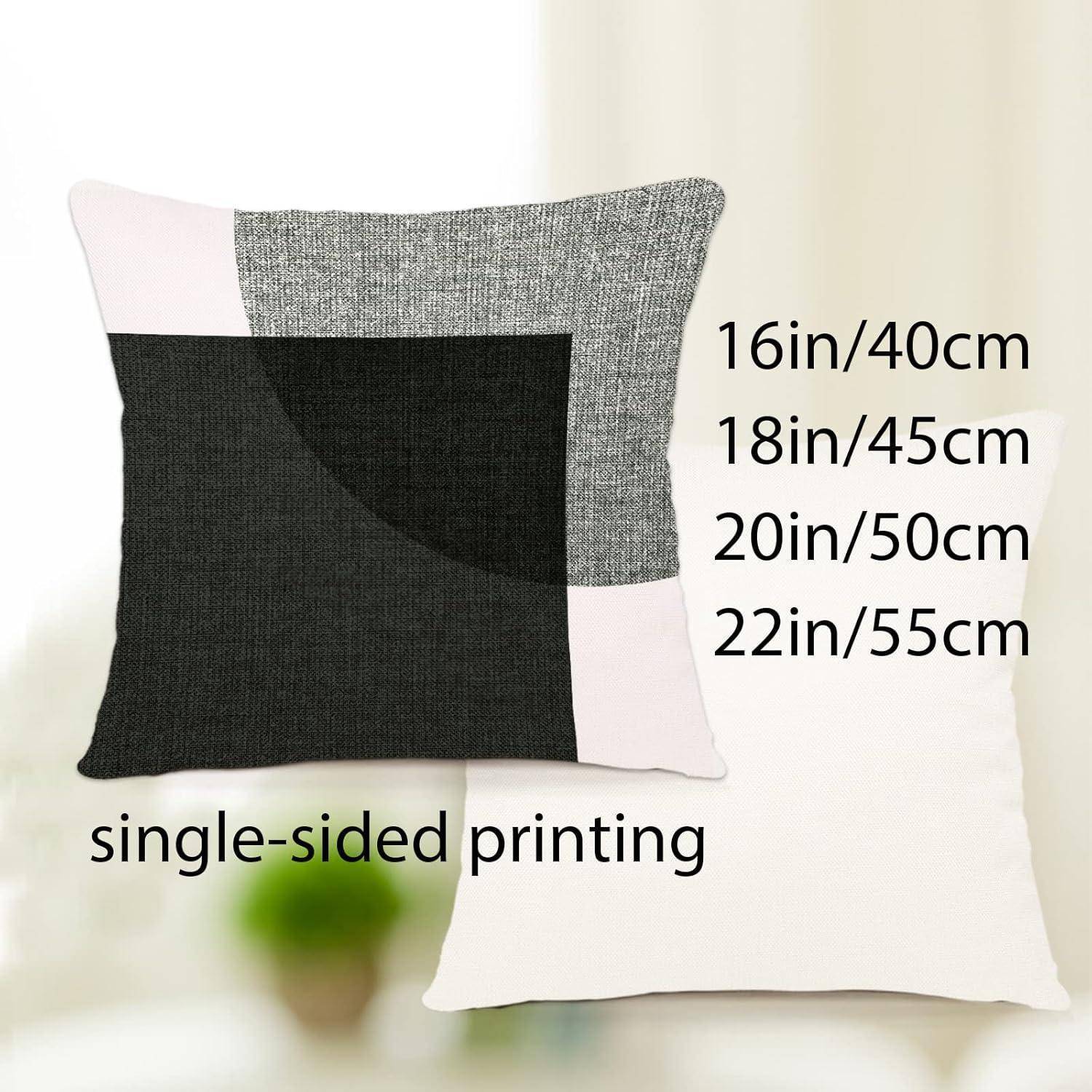 Kissenbezug 40x40 4er Leinen Outdoor A083 40 x 40 cm 4 Stück