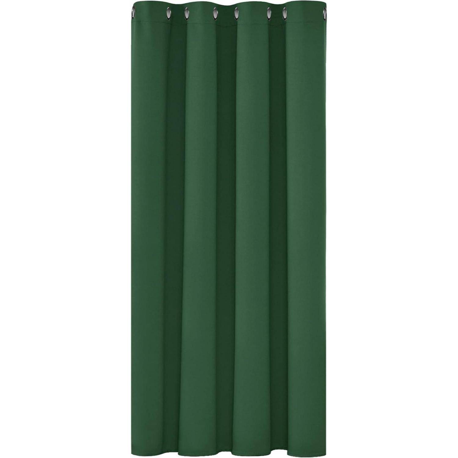 Vorhänge Verdunkelung Ösen H138 x B132 cm (1er Pack) Waldgrün
