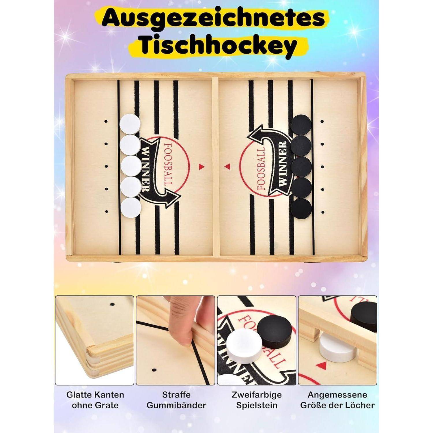 Brettspiel mit zwei Seiten, die mit 