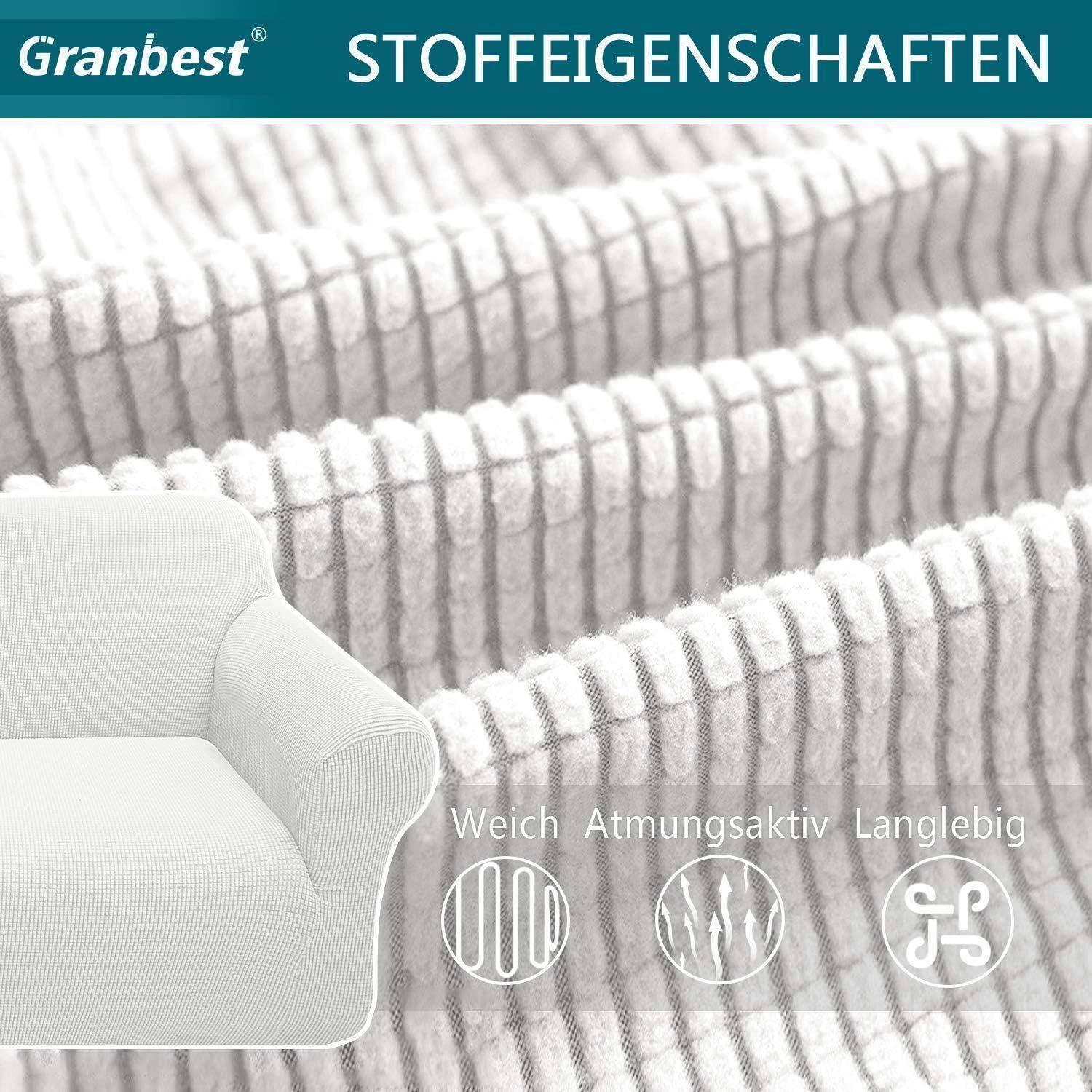 Ein strukturierter Stoff wird mit der Beschriftung 