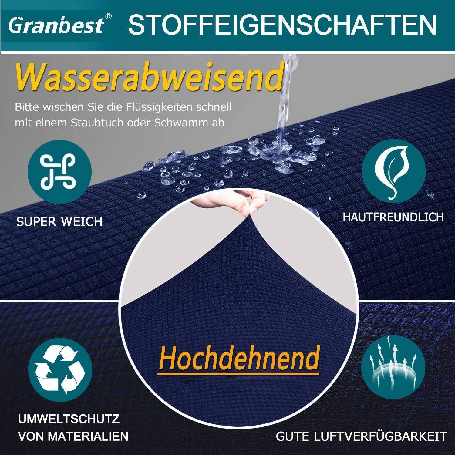 Wasserabweisendes Gewebe mit Tropfen, die abperlen. Eigenschaften: super weich, hautfreundlich, hohe Dehnbarkeit, Materialumweltschutz, gute Atmungsaktivität.