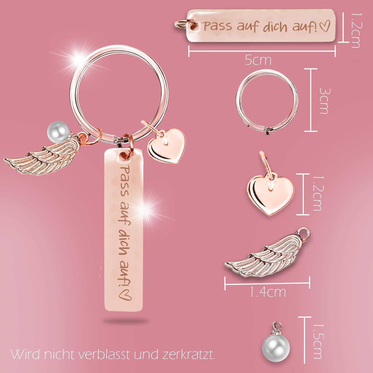 Schlüsselanhänger-Set mit der Aufschrift 