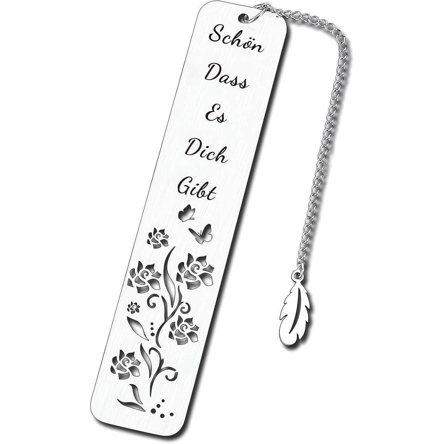Lesezeichen personalisiert Geschenk Ruhestand Schön dass es Dich gibt