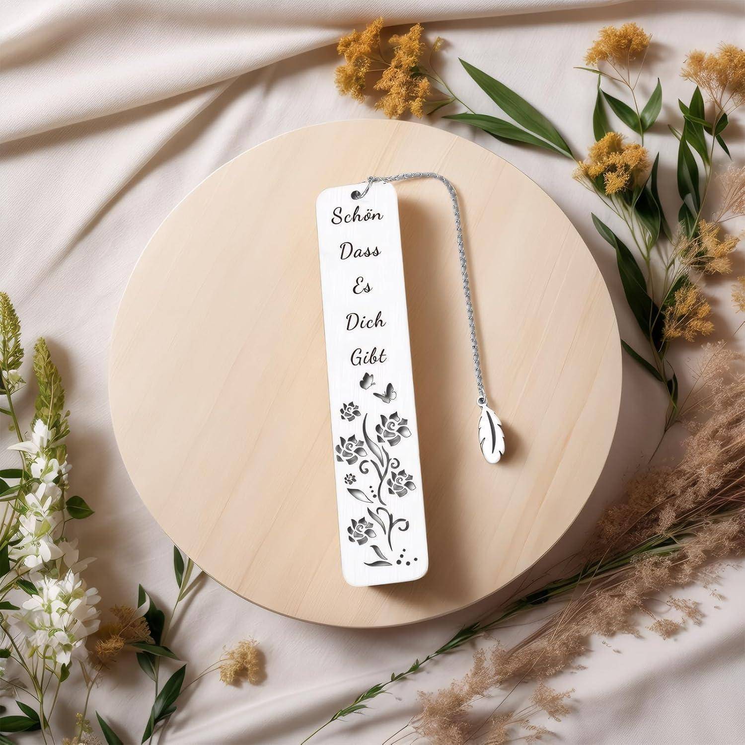 Lesezeichen personalisiert Geschenk Ruhestand Schön dass es Dich gibt