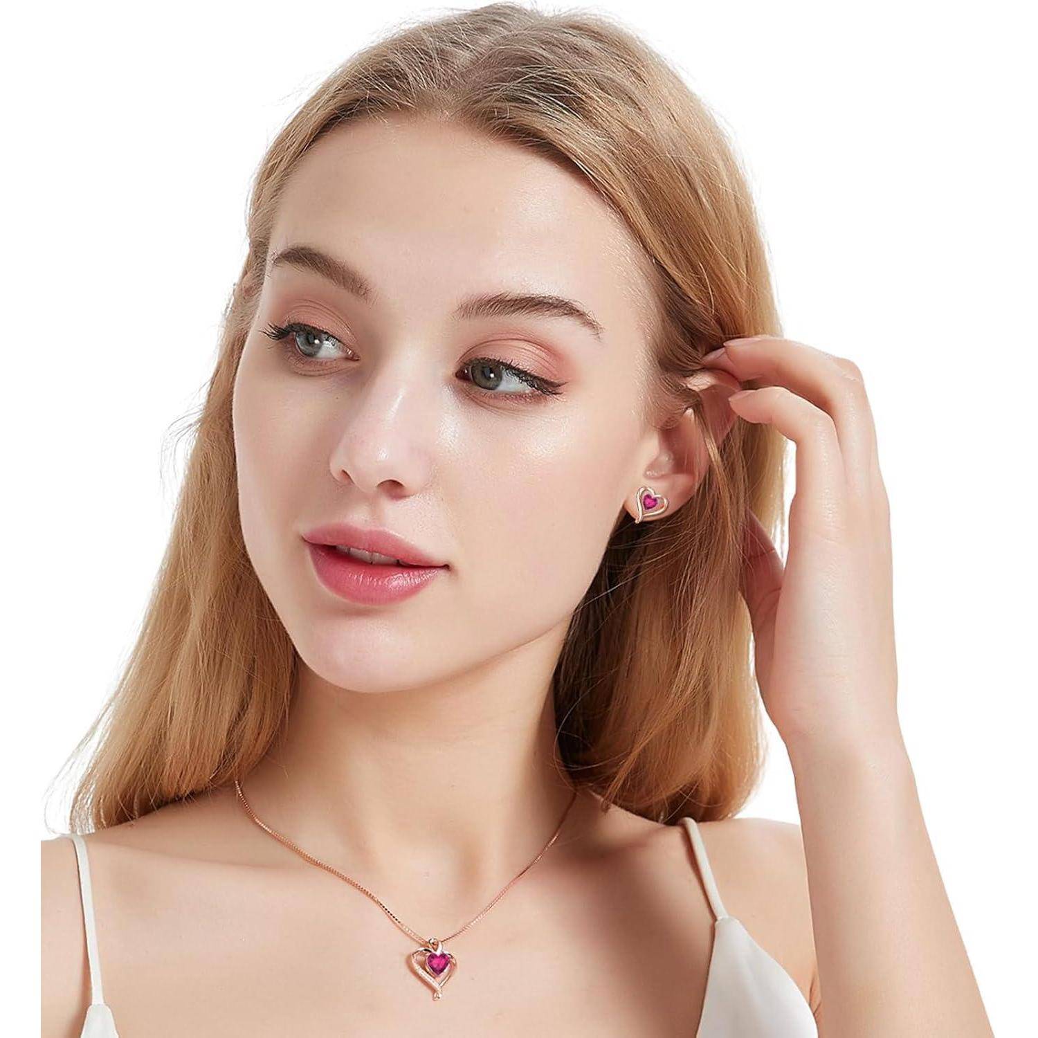 Ohrringe Silber 925 Rosegold Rosé gold-07-Juli Sterling-Silber
