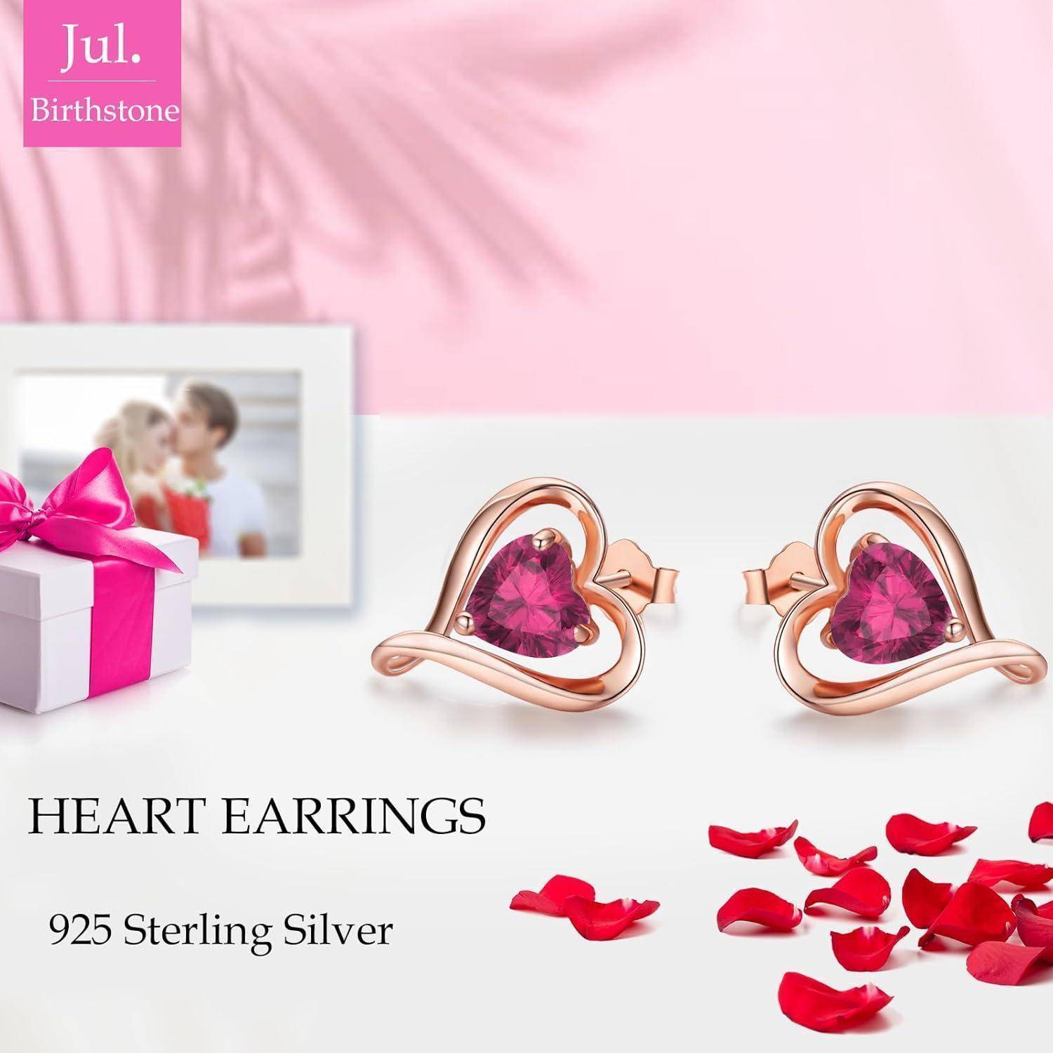 Ohrringe Silber 925 Rosegold Rosé gold-07-Juli Sterling-Silber