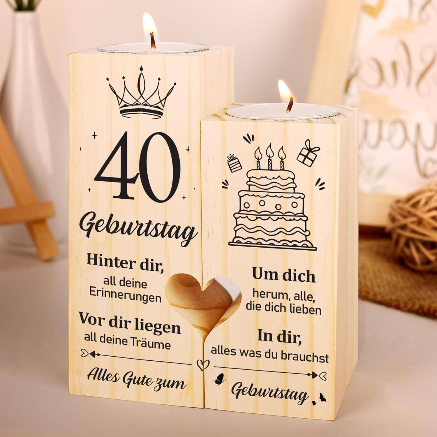 Kerzenständer Personalisierter 1985 40 Geschenke Zum 40. Geburtstag