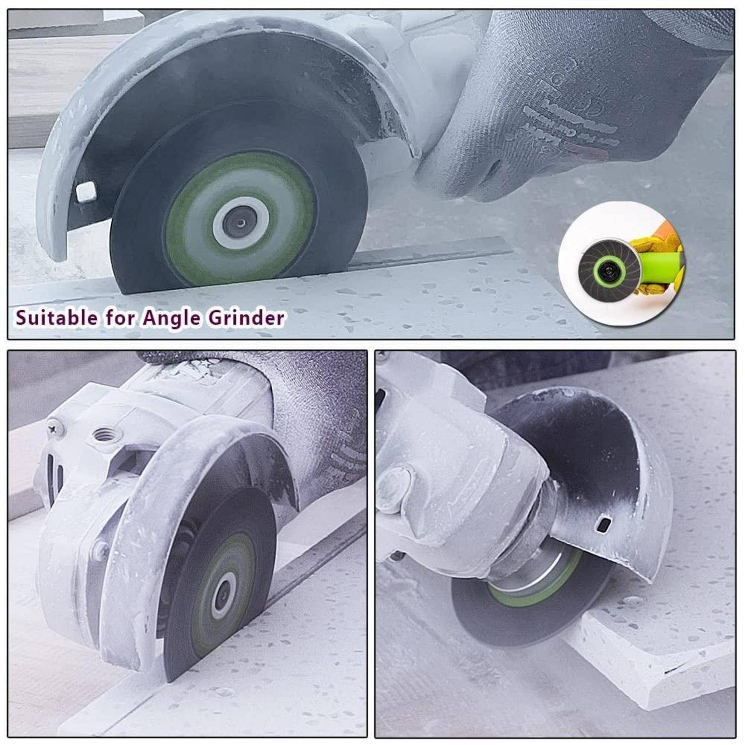 Diamant-Trennscheibe 100mm doppelseitig M14 für Granit Marmor Fliesen