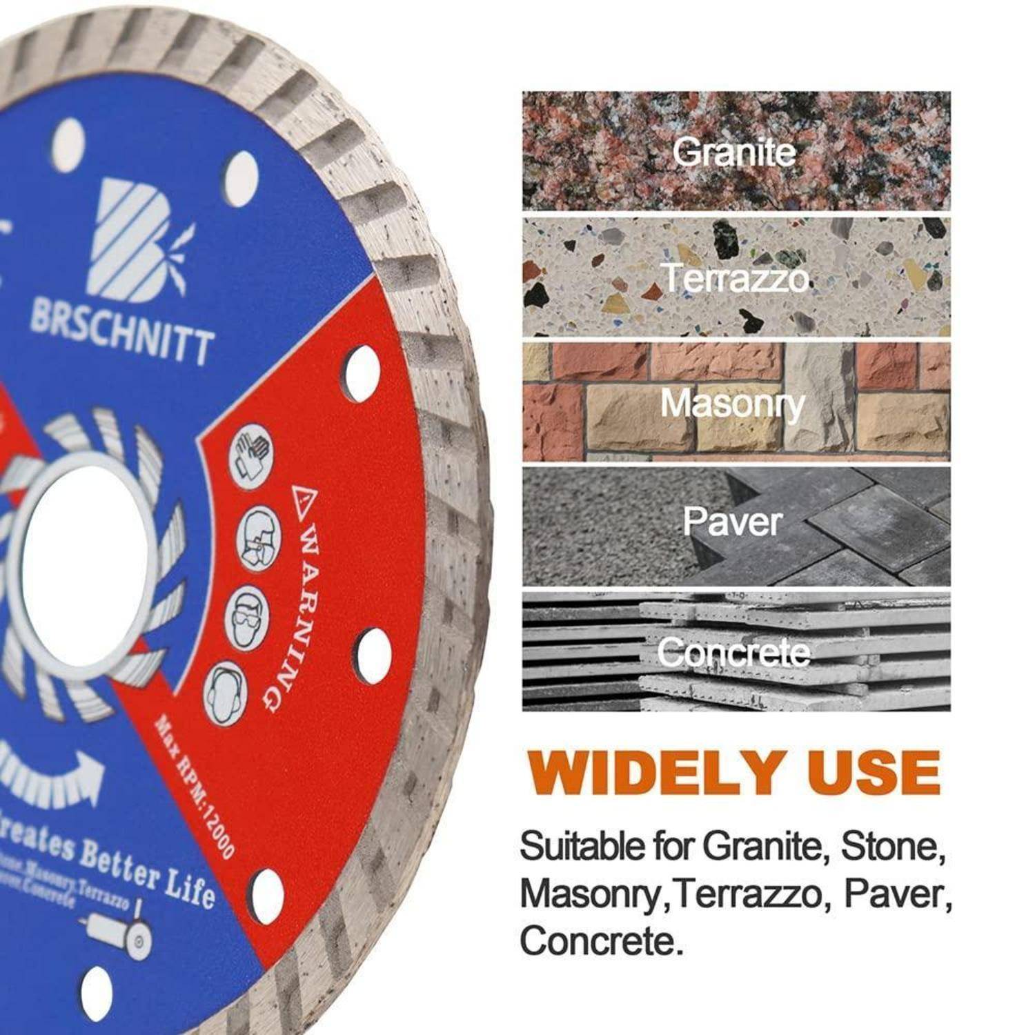 Trennscheibe Diamant Keramikfliesen Granit Marmor Beton 20 125mm