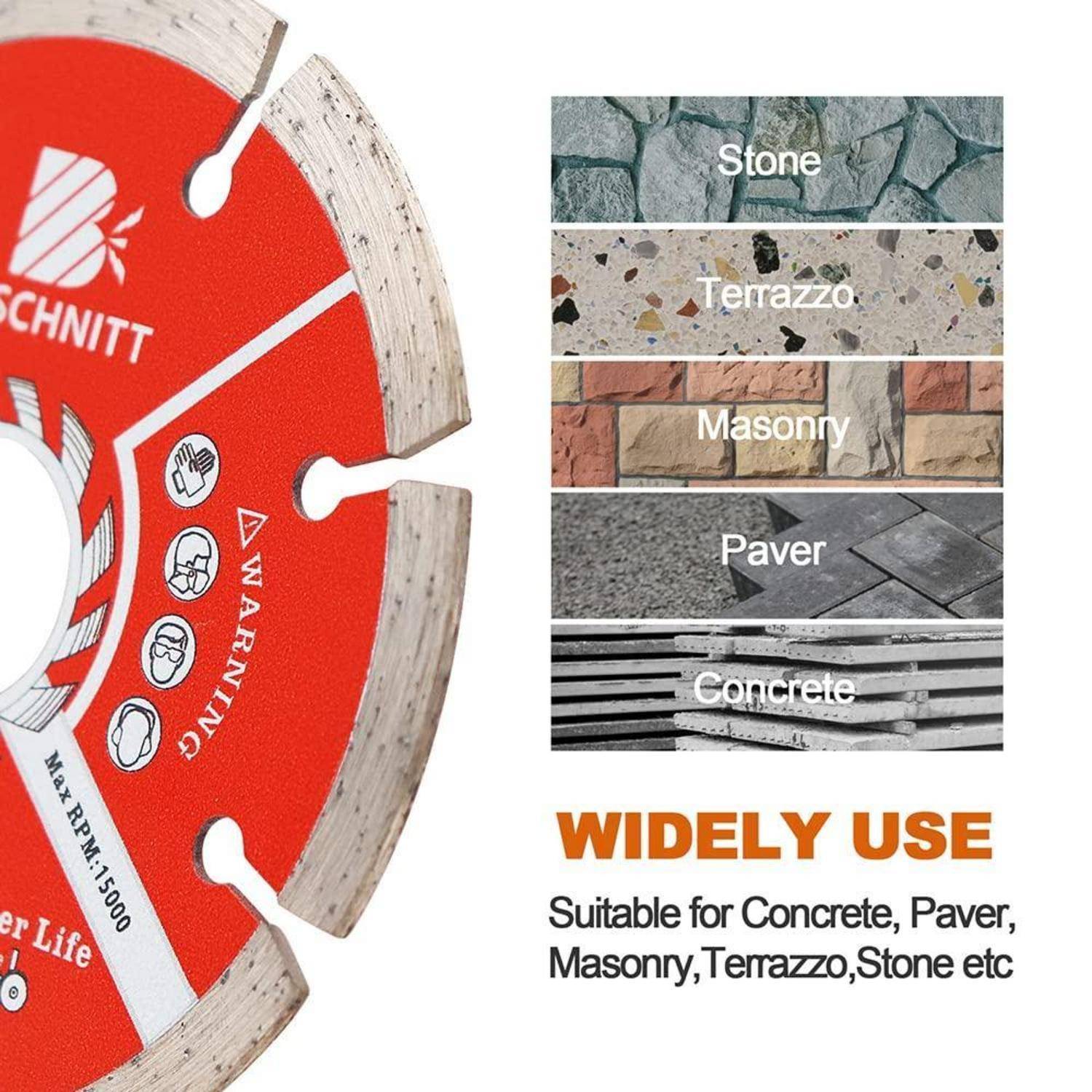 Diamant Trennscheibe Keramikfliesen Granit Marmor Beton 4 105mm