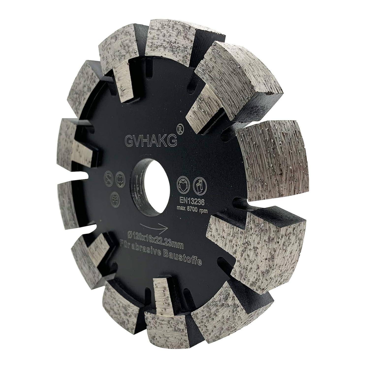 Diamantfräser Tuck Point 120mm Räumscheibe Asphalt 120x16x12x22,23mm
