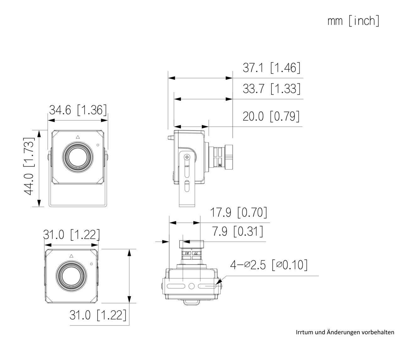 BWNC-421FHNF BURG GARD, Smarte Überwachungstechnik Die kleine IP Überwachungskamera ist für den Einsatz in Geldautomate