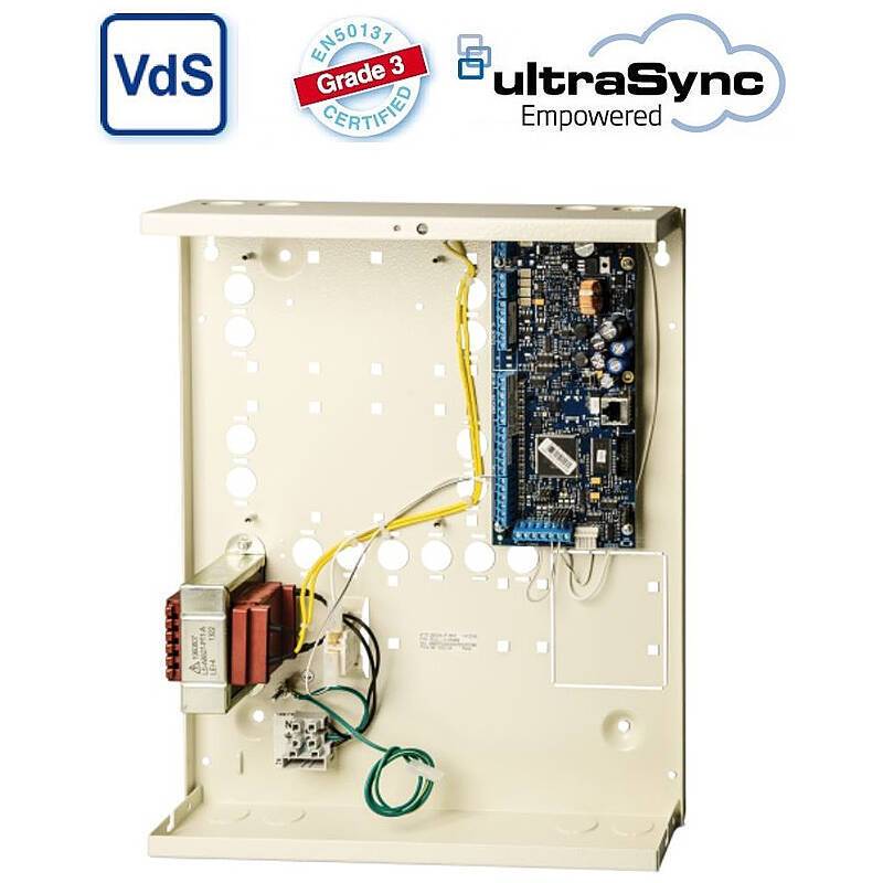 Aritech ATS ATS1500AV-IP-MM, VdS-C Alarmzentrale, VdS-C Einbruchmeldeanlage | 8 integrierte Zoneneingänge | Maximal 32