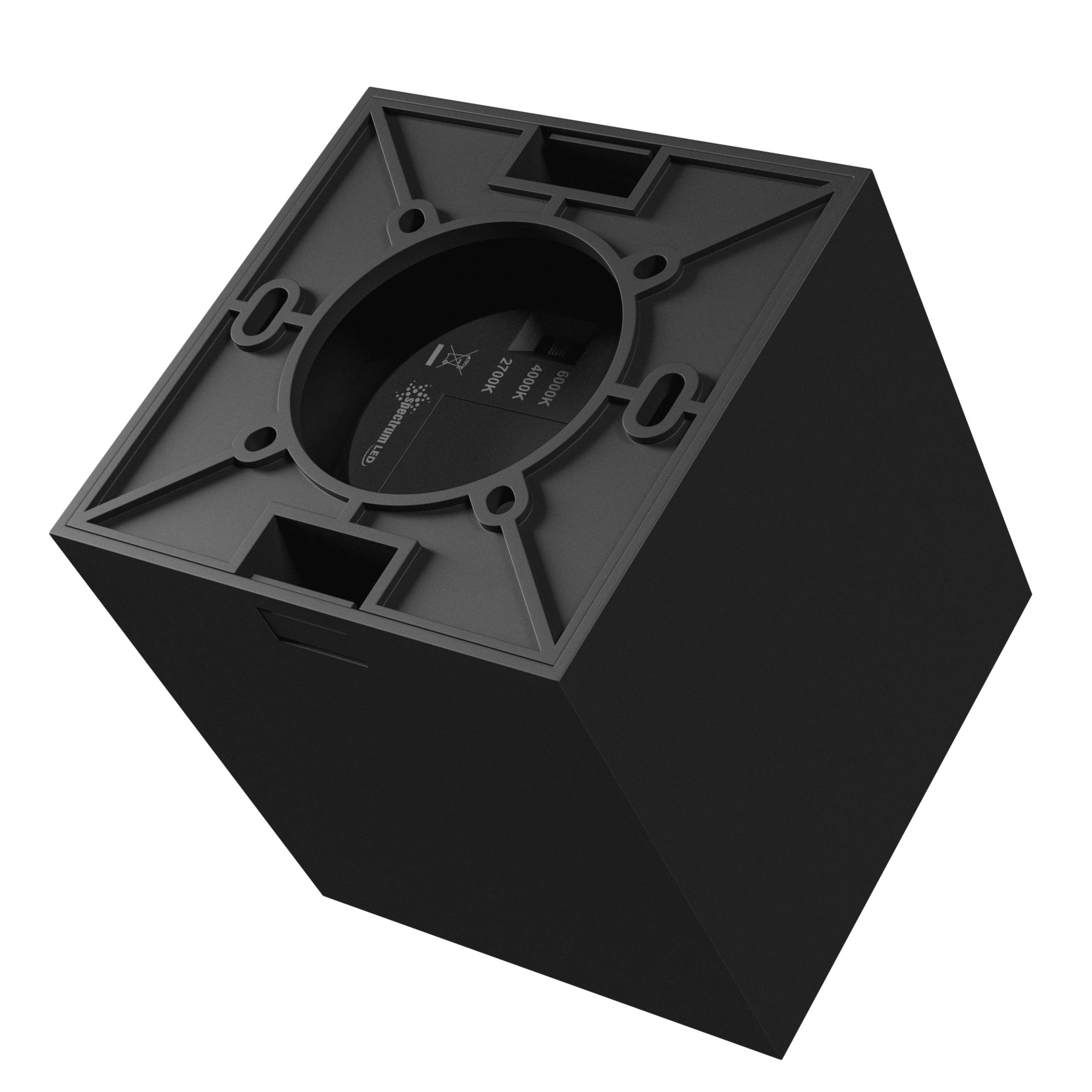 Spectrum LED Chloe Complete Surface 7W Deckenleuchte 45° 560lm schwarz IP20 Aufbau UGR>19 CCT 2700 – 6000K