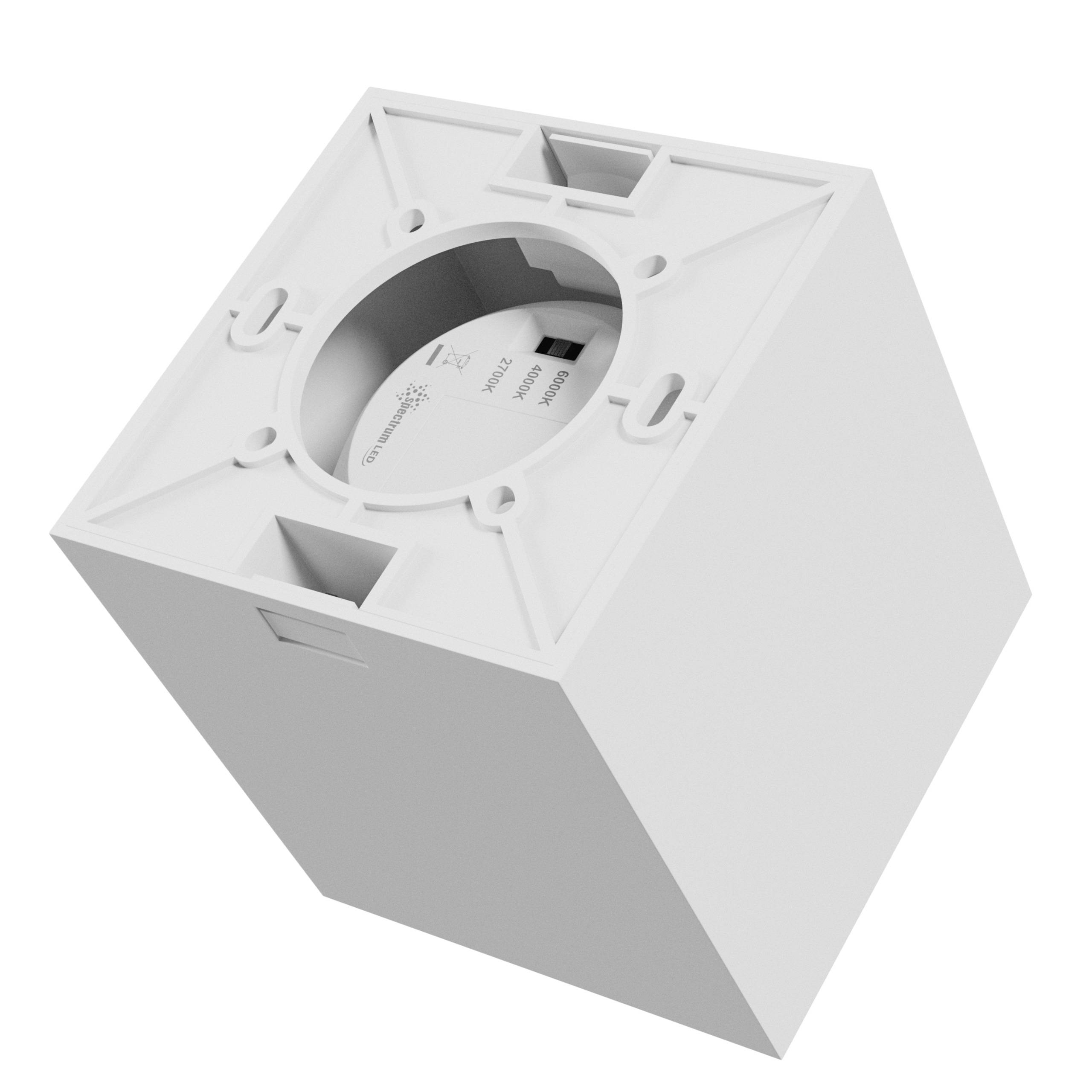Spectrum LED Chloe Complete Surface 7W Deckenleuchte 45° 560lm weiß IP20 Aufbau UGR>19 CCT 2700 – 6000K