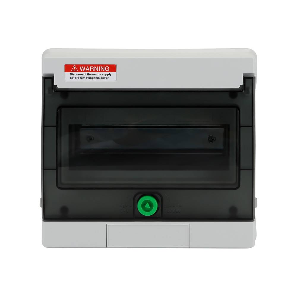 Offgridtec Verteilerkasten mit 9 TE und DIN-Schiene IP66 UV-beständig wasser- und staubgeschützt