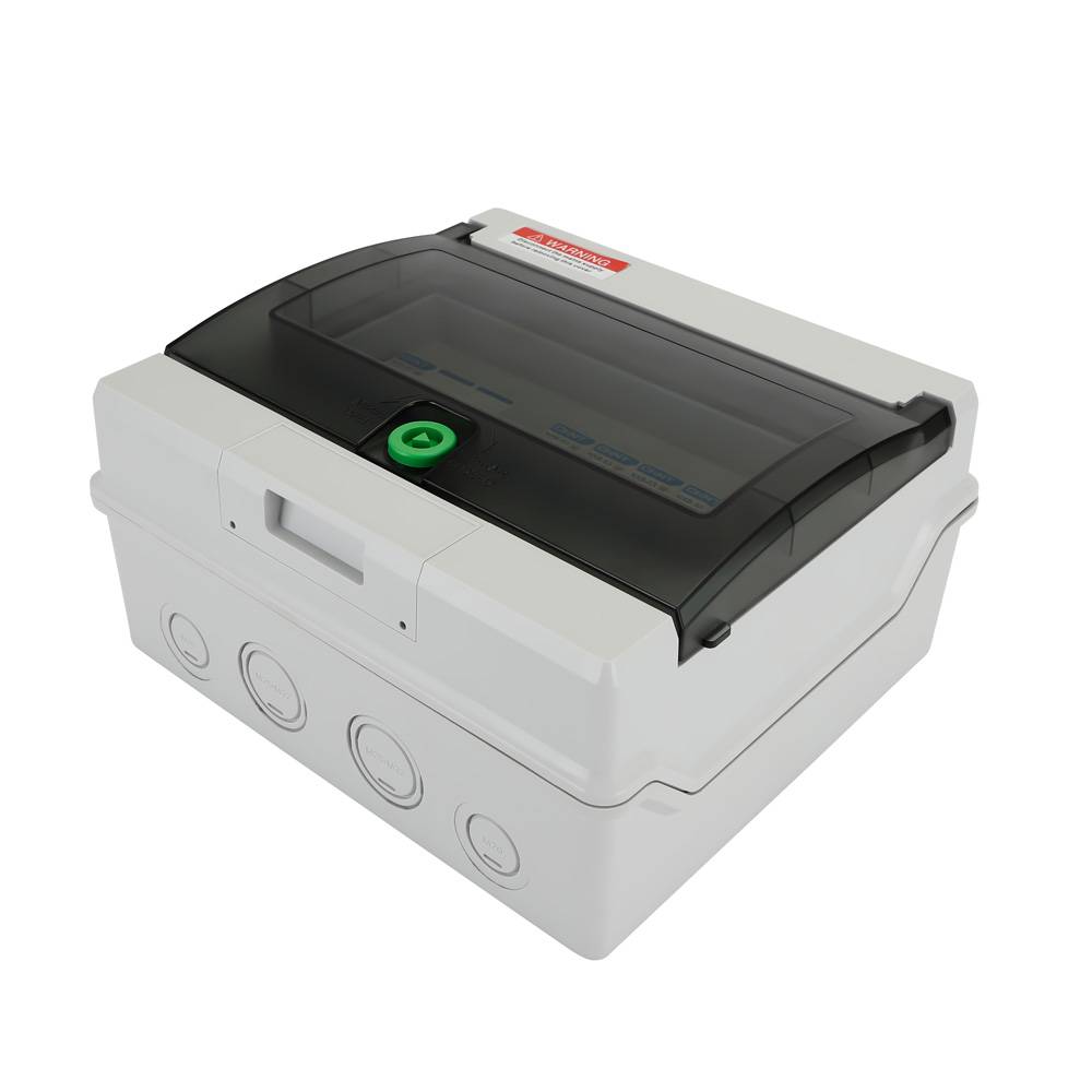 Offgridtec Verteilerkasten mit 9 TE und DIN-Schiene IP66 UV-beständig wasser- und staubgeschützt