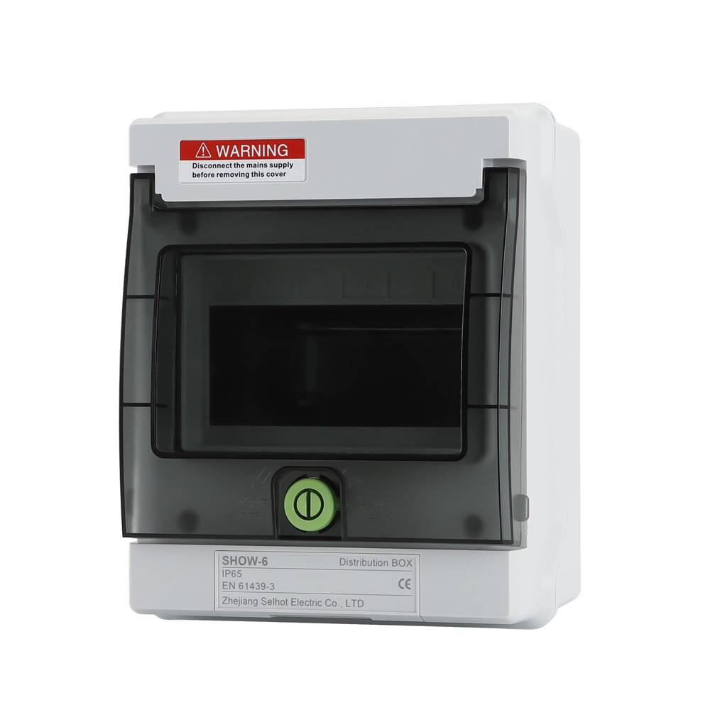 Offgridtec Verteilerkasten mit 6 TE und DIN-Schiene IP66 UV-beständig wasser- und staubgeschützt