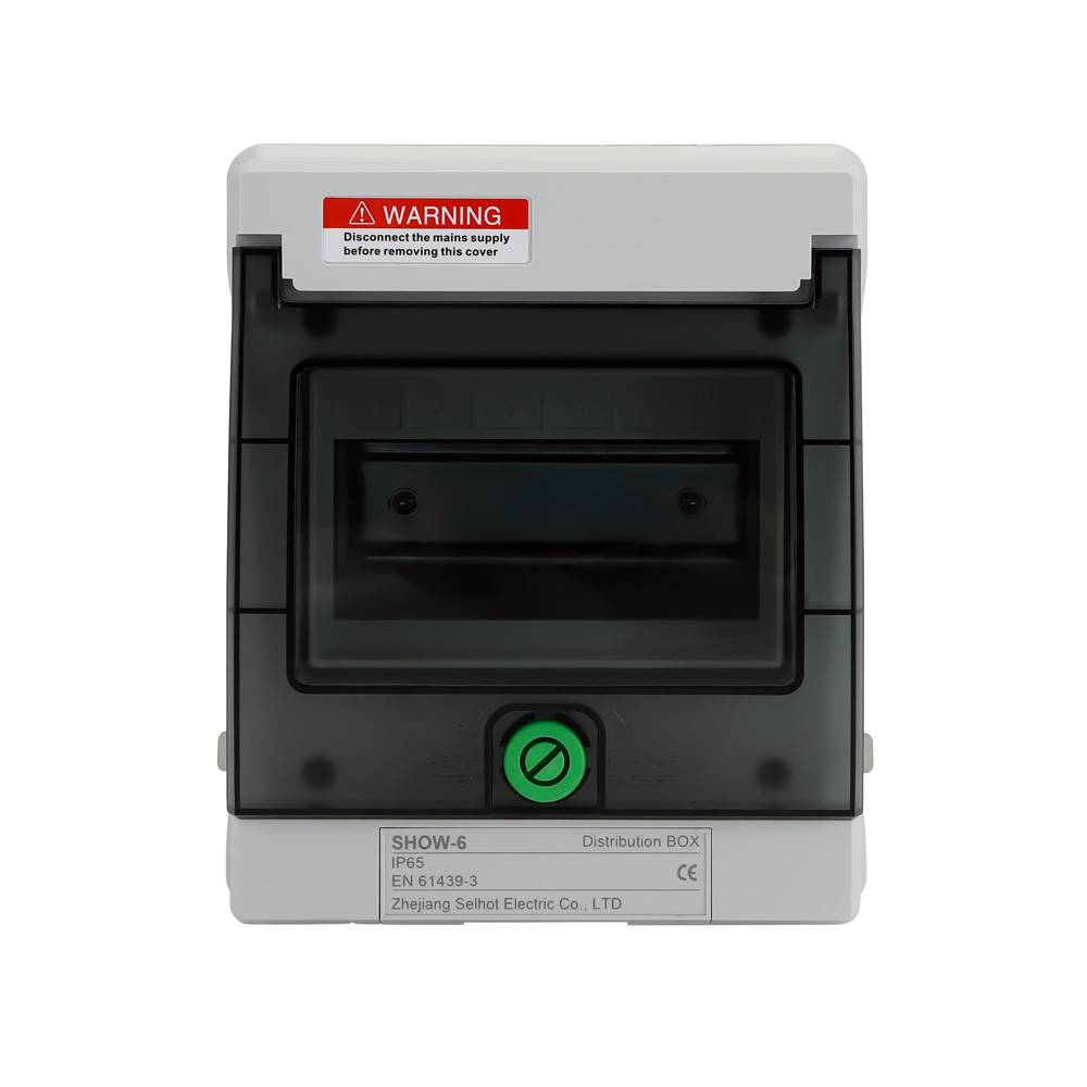 Offgridtec Verteilerkasten mit 6 TE und DIN-Schiene IP66 UV-beständig wasser- und staubgeschützt