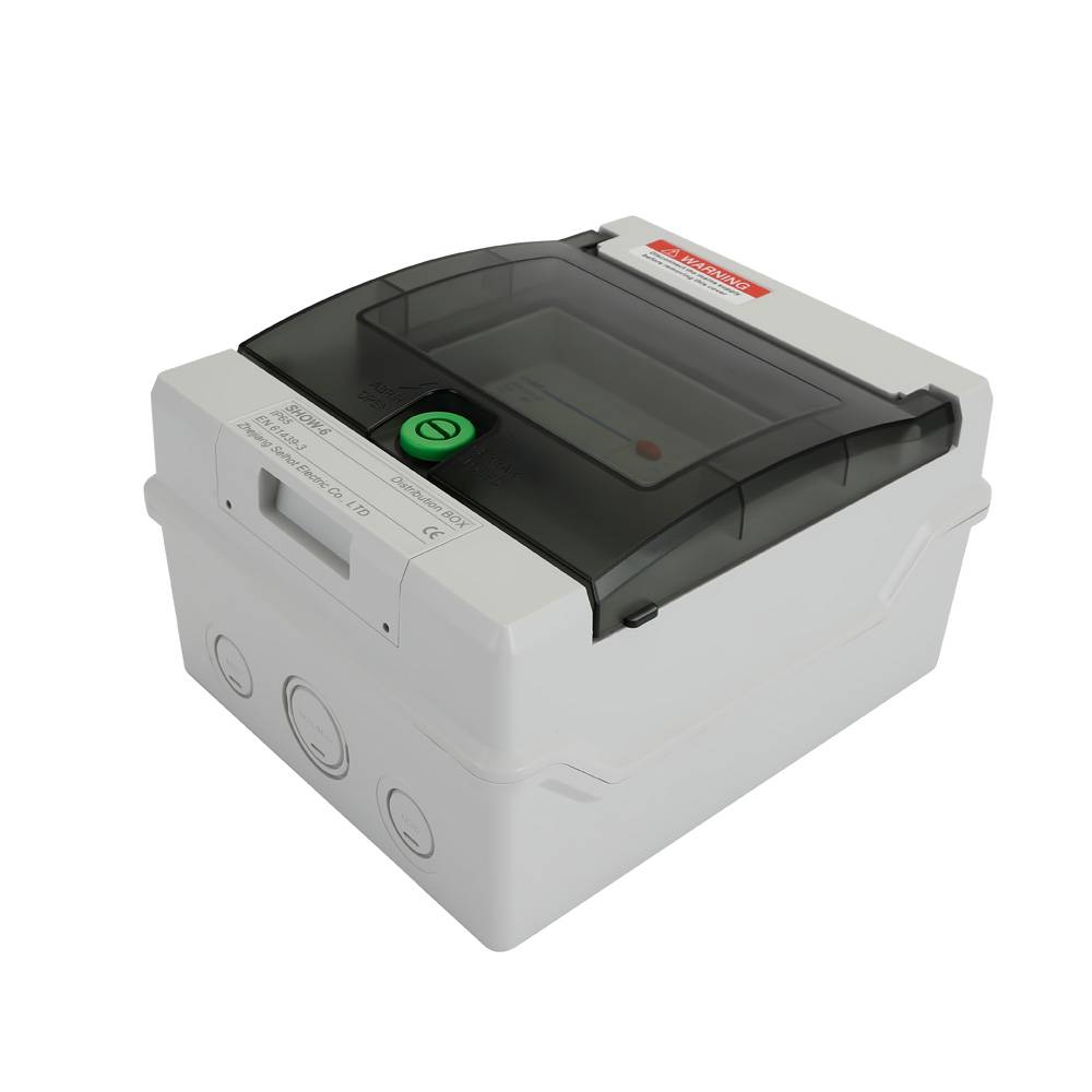 Offgridtec Verteilerkasten mit 6 TE und DIN-Schiene IP66 UV-beständig wasser- und staubgeschützt