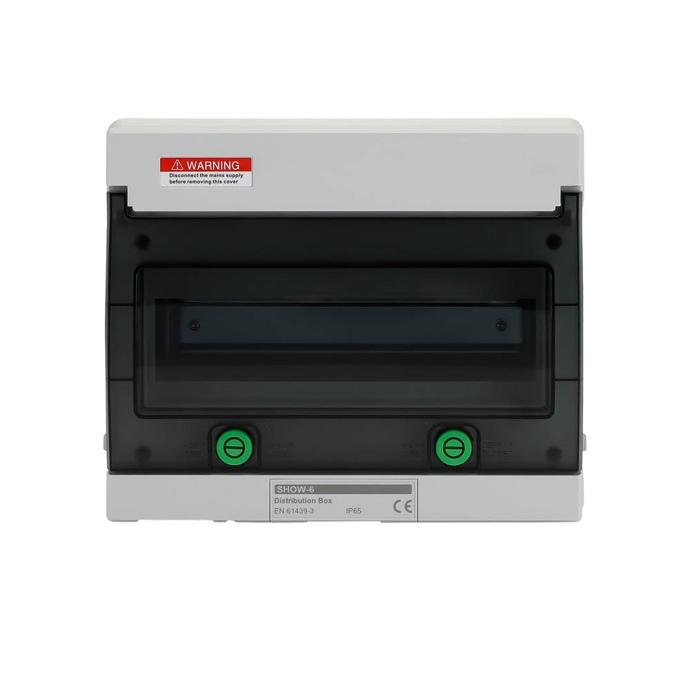 Offgridtec Verteilerkasten mit 12 TE und DIN-Schiene IP66 UV-beständig wasser- und staubgeschützt