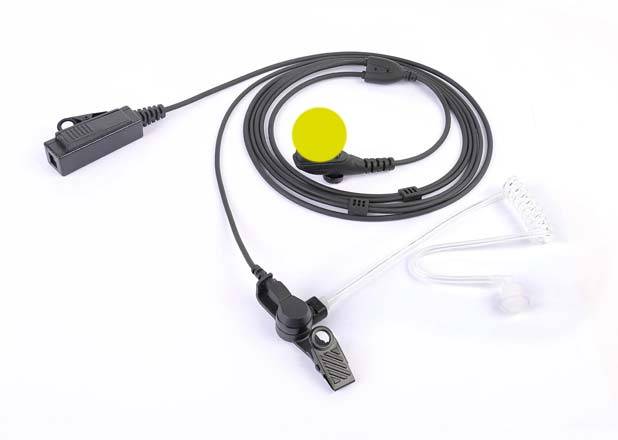 DMR24 Schallschlauch mit PTT Taste und Mikrofon 2 Kabel BP515 BP565 AP515 AP585