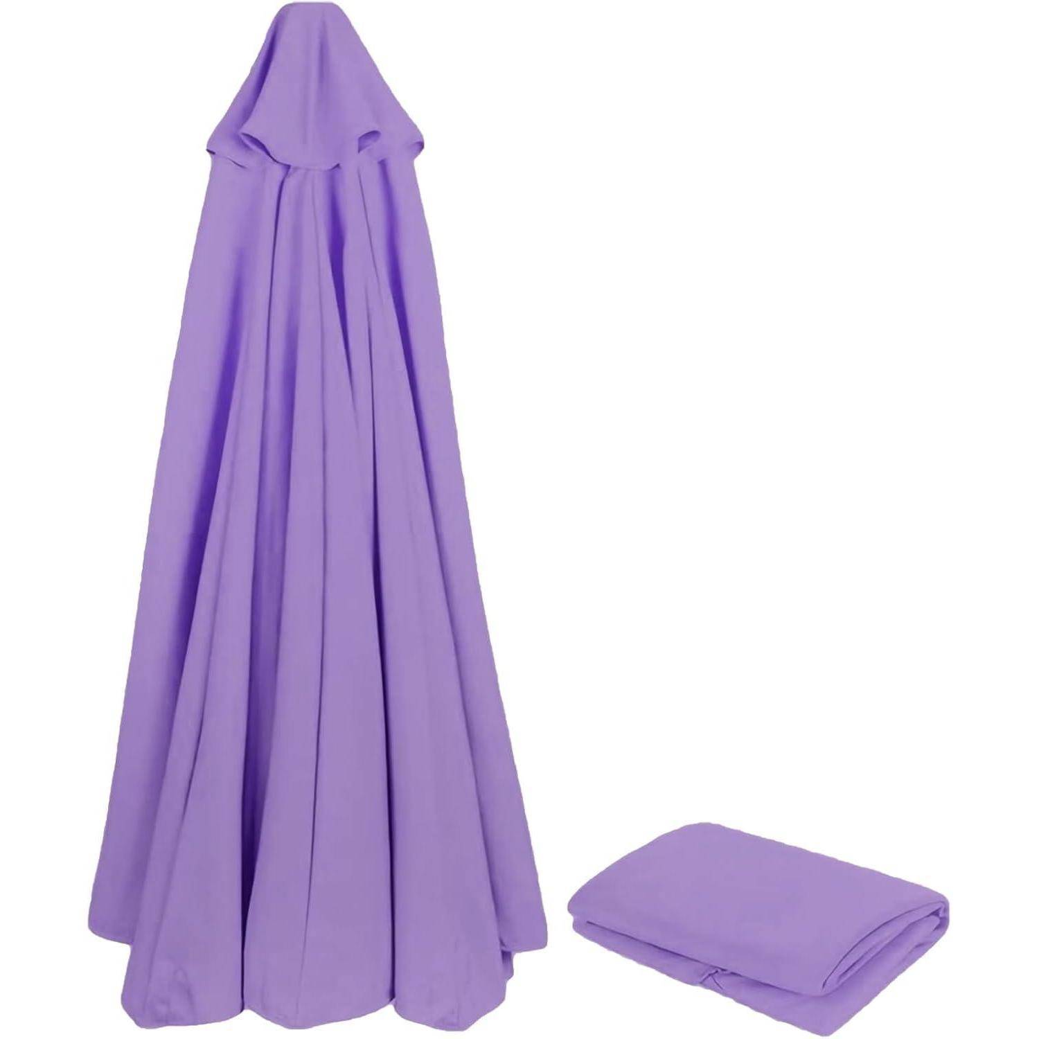 Sonnenschirm Ersatzbezug 3m 8 Streben 200 cm 6 streben Grau Lila