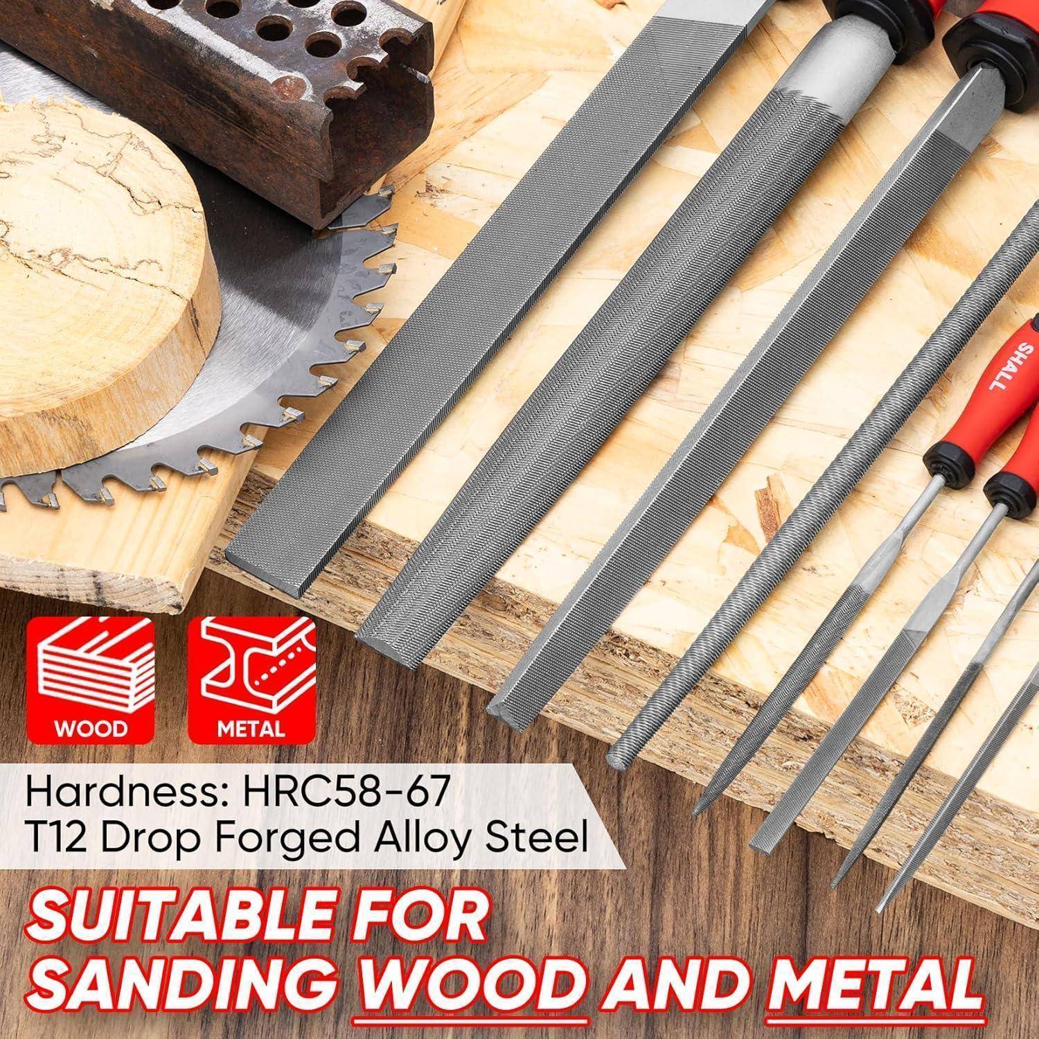 Feilenset 17-teilig für Metall Holz Kunststoff mit Box