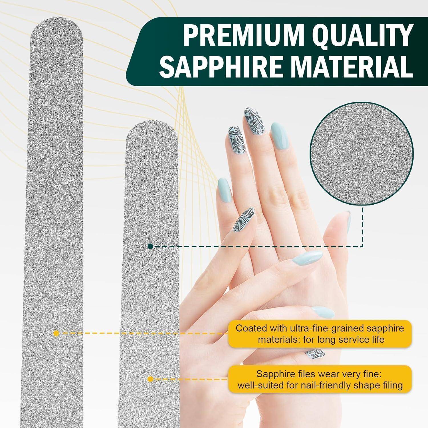 Hochwertiges Sapphirmaterial, überzogen mit ultrafeinkörnigem Saphir für eine lange Lebensdauer.