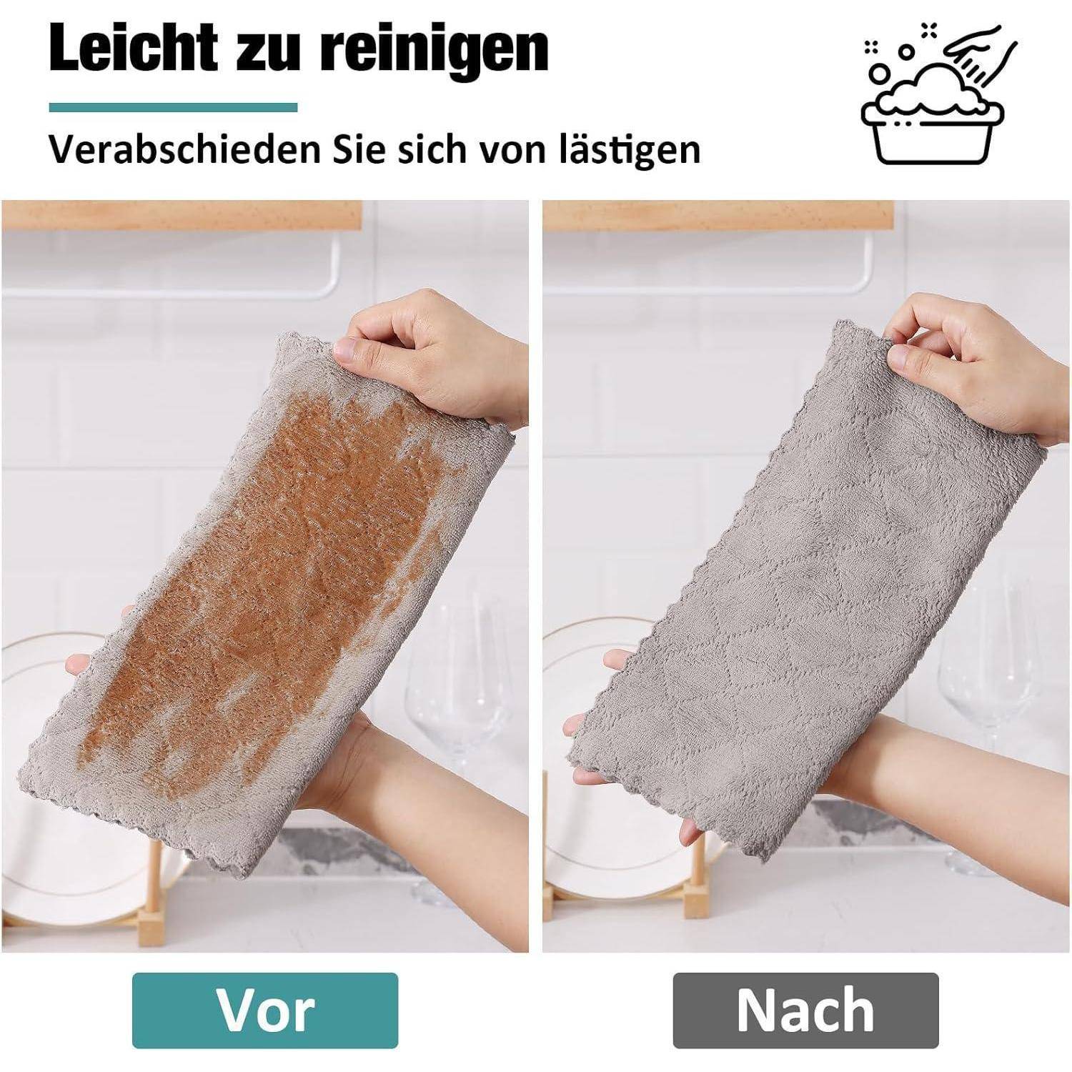 Leicht zu reinigen. Verabschieden Sie sich von lästigen.