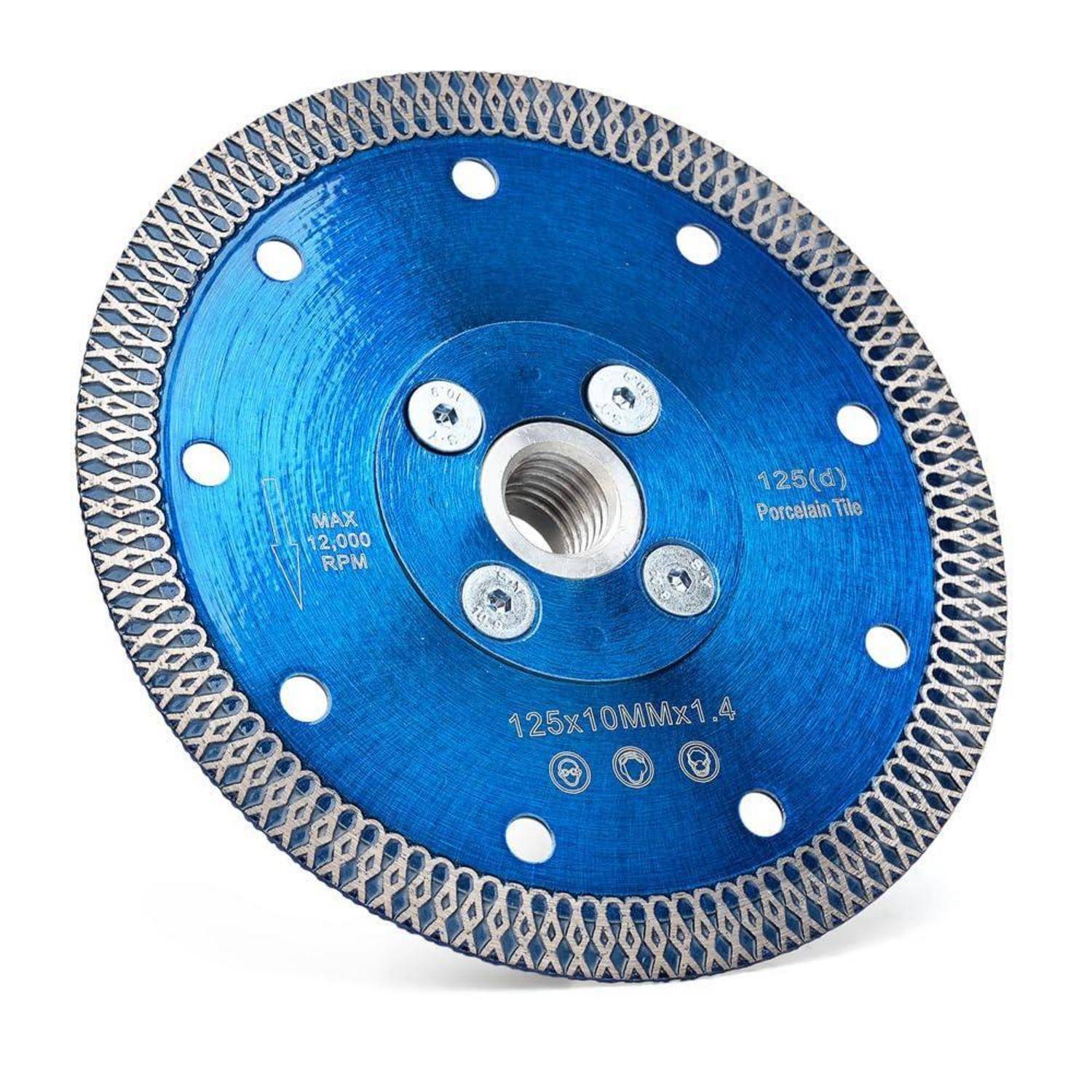 Trennscheibe Diamant Turbo Schneiden Granit Marmor Beton 125mm x M14