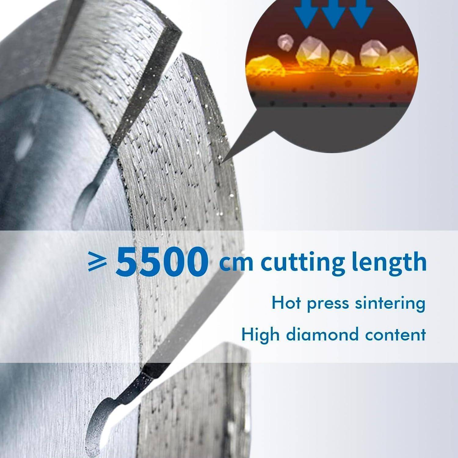 Diamanttrennscheibe Beton Granit Naturstein Ziegel 125mm 2PCS