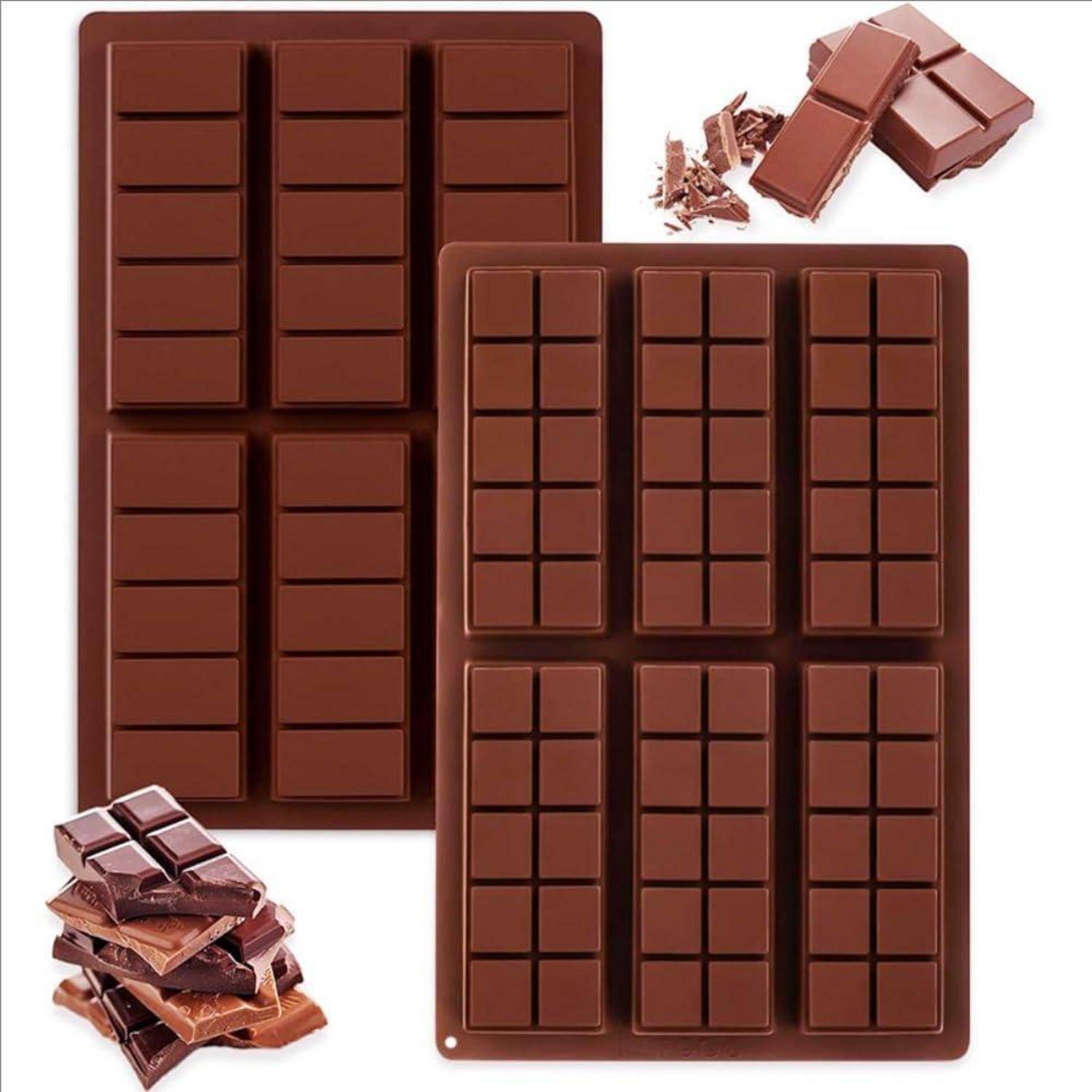 Schokoladenriegel Formen Silikon Antihaft Wachs Lebensmittel Rechteck