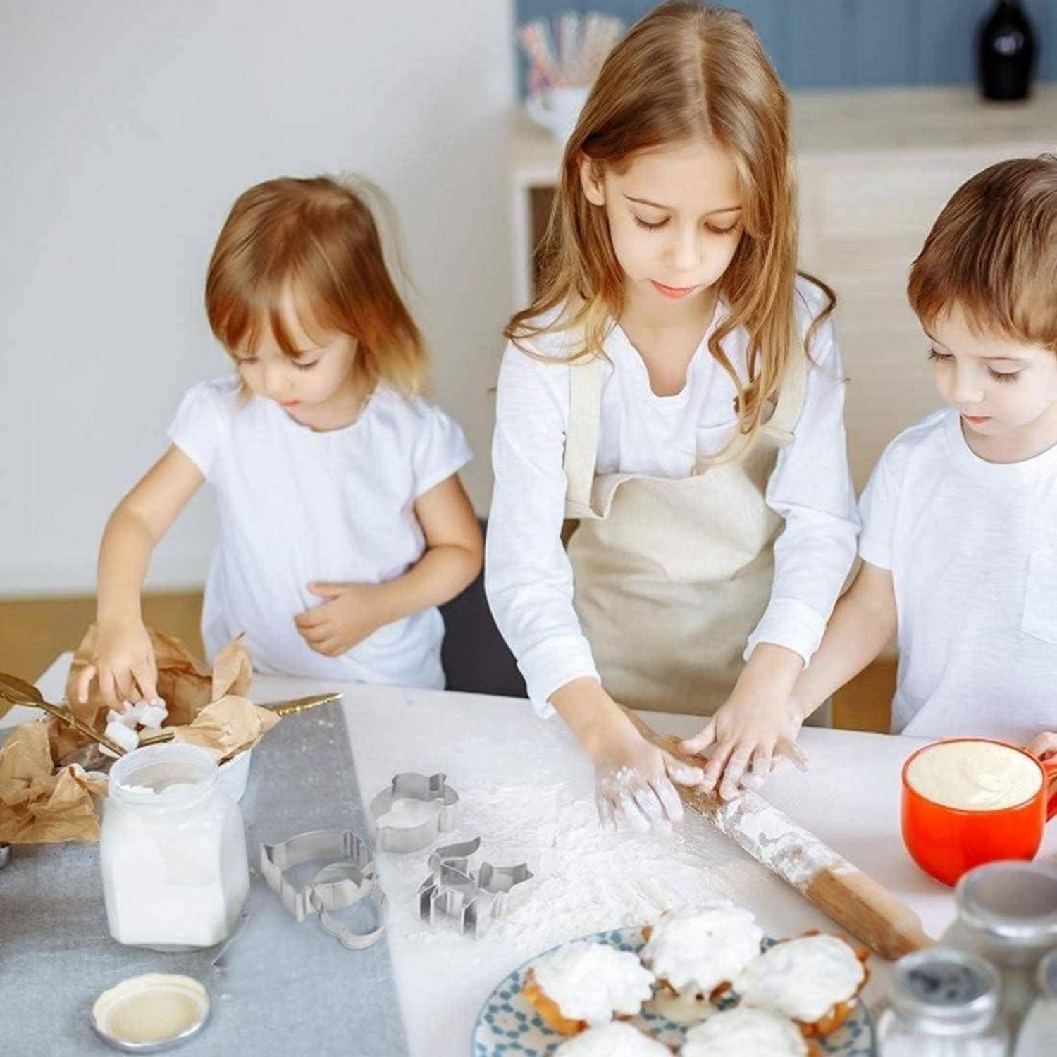 Herbst Erntedankfest Ausstechformen Set Edelstahl Kürbis Eichel